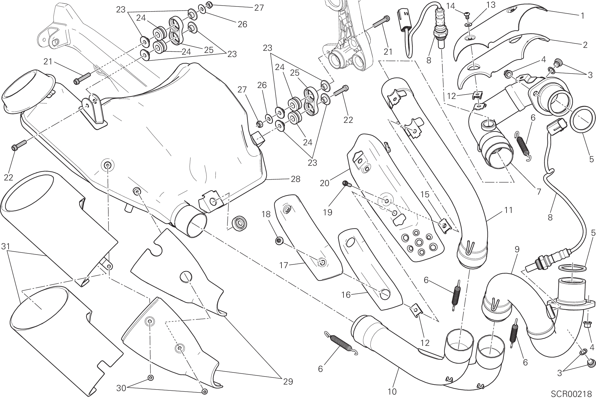 019 ECHAPPEMENT POUR SCRAMBLER CLASSIC 2015