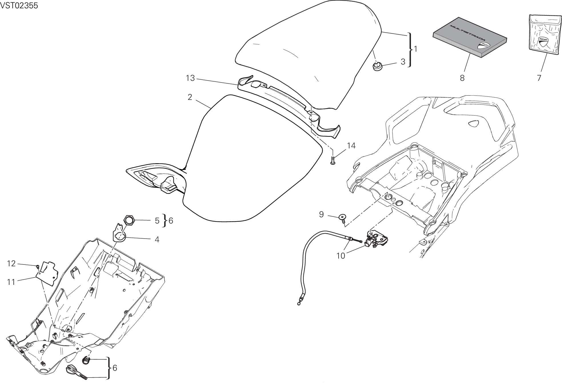 033 SELLE POUR MULTISTRADA V2 2023