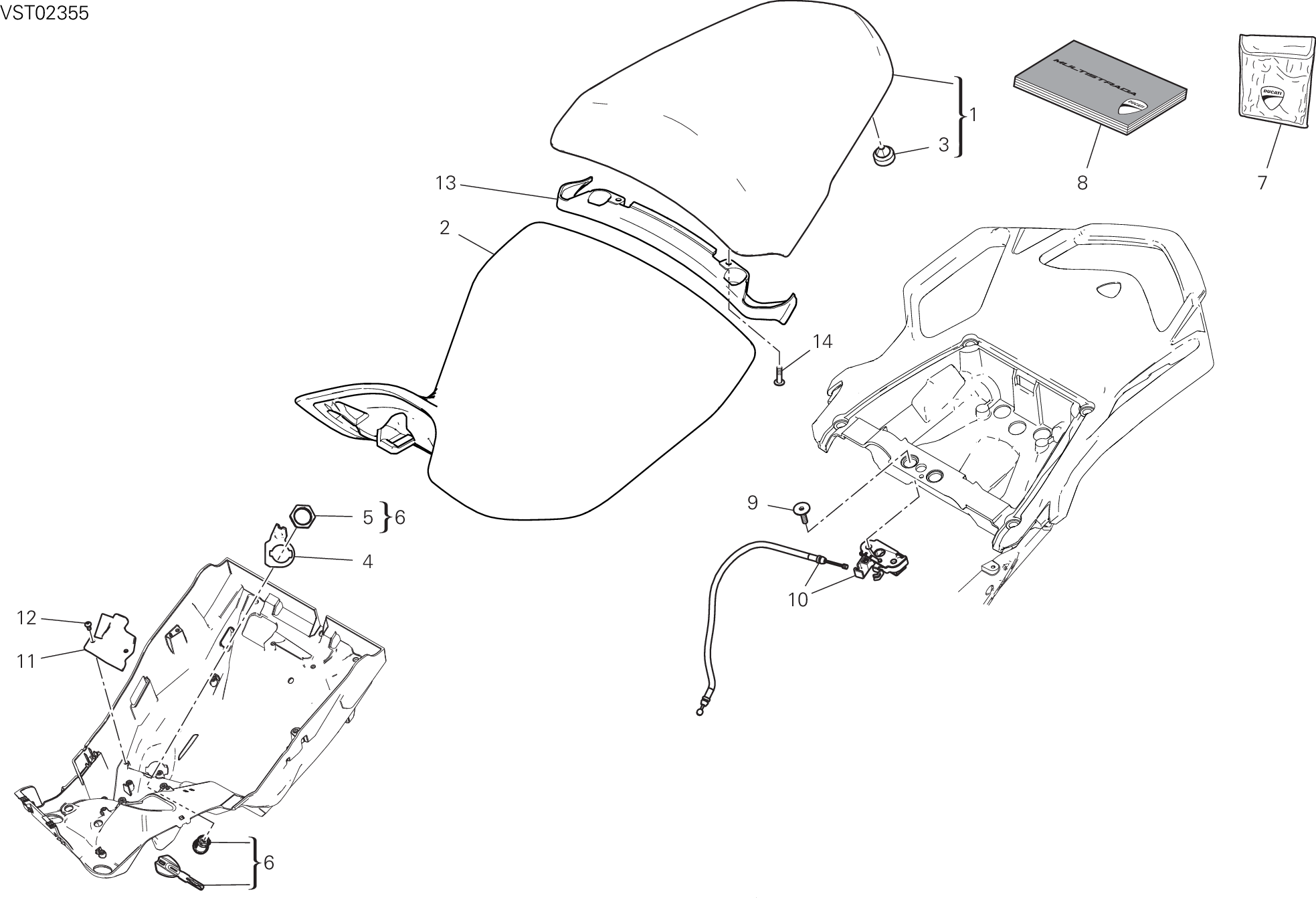 033 SELLE POUR MULTISTRADA V2 S TRAVEL 2024