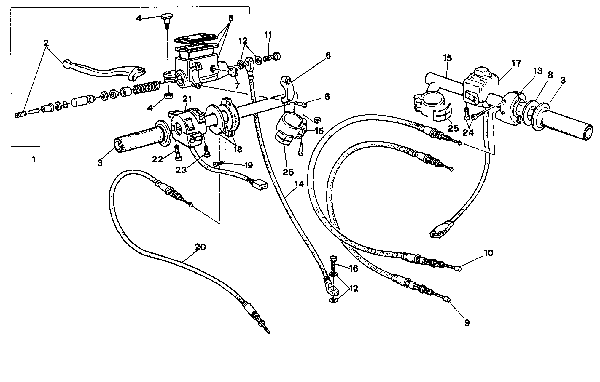 024 GUIDON POUR SUPERSPORT 750 SS 1995