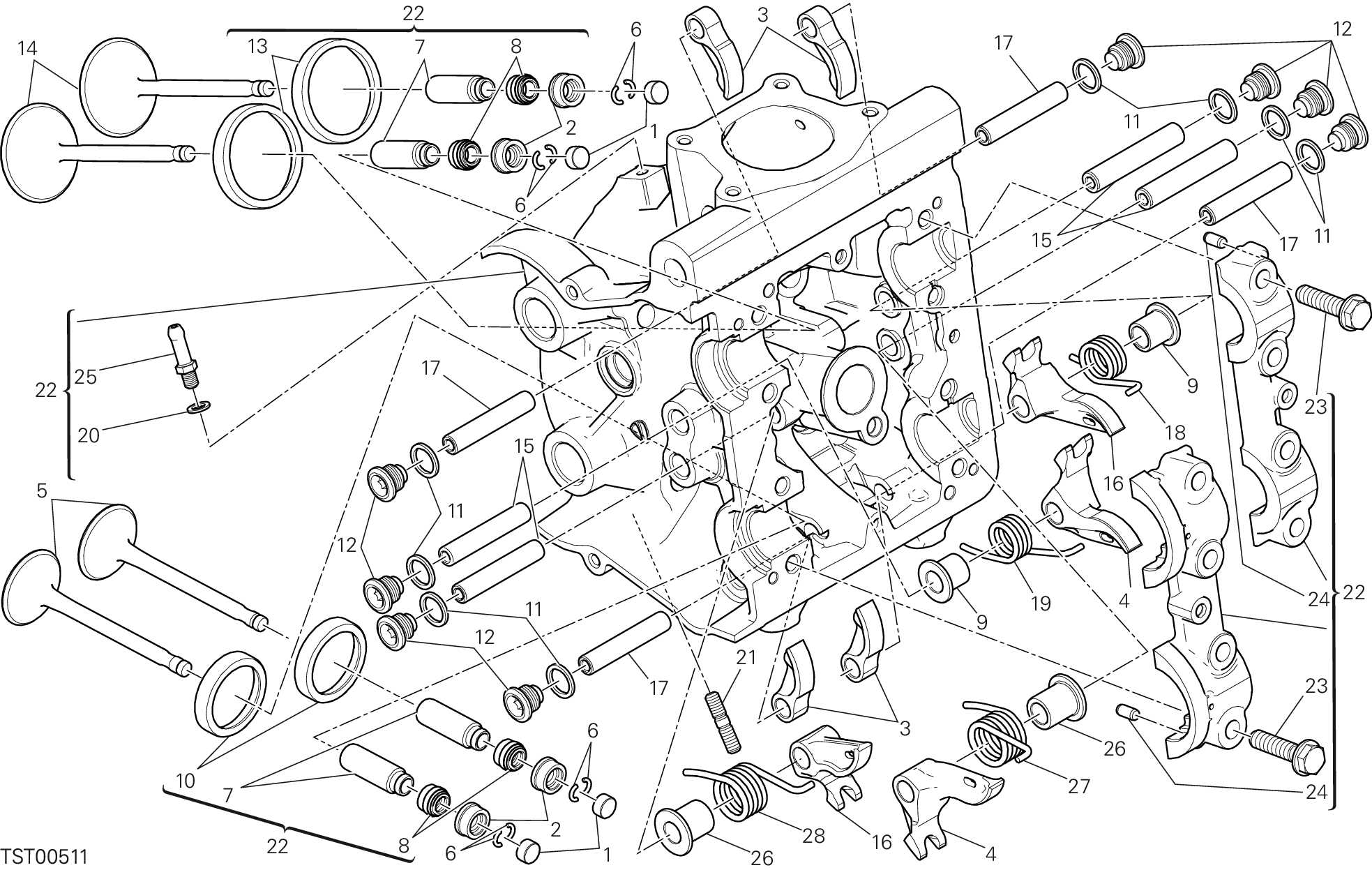 015 CULASSE HORIZONTALE POUR MONSTER 1200 2015