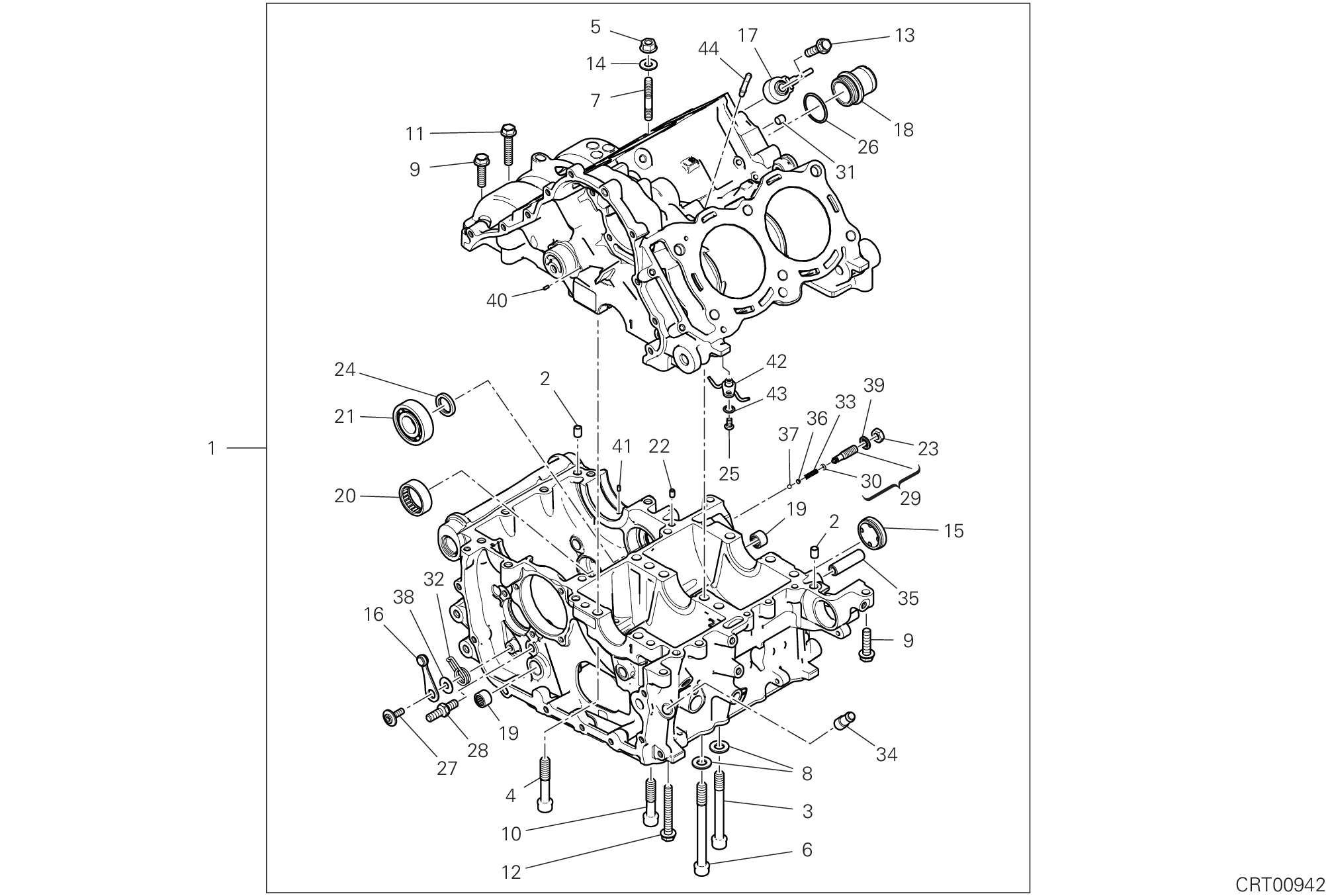 09A PAIRE DE DEMI CARTERS POUR SUPERBIKE PANIGALE V4 R 2023