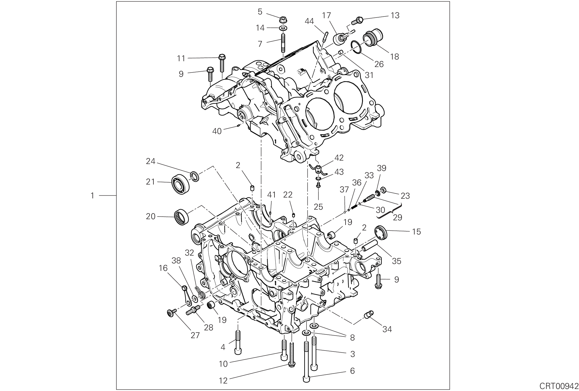 09A PAIRE DE DEMI CARTERS POUR SUPERBIKE PANIGALE V4 R 2024