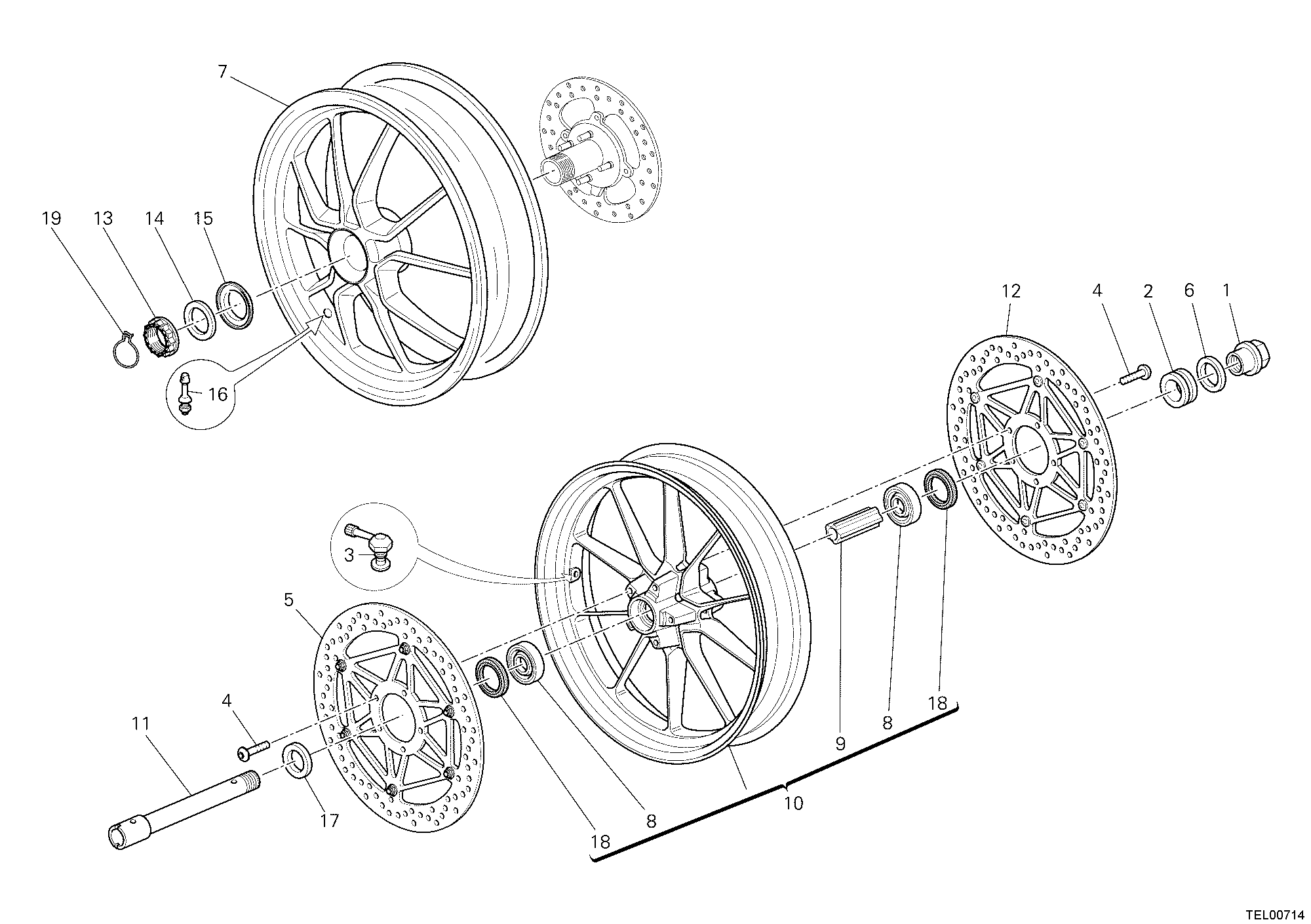 026 ROUES POUR SUPERBIKE 1198 2011
