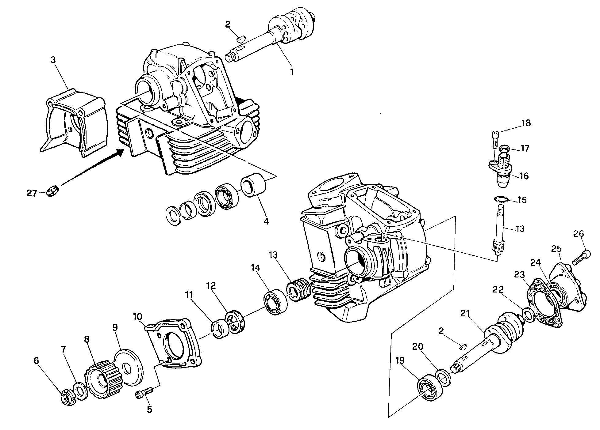 013 ARBRE A CAMES POUR SUPERSPORT 900 SS 1992