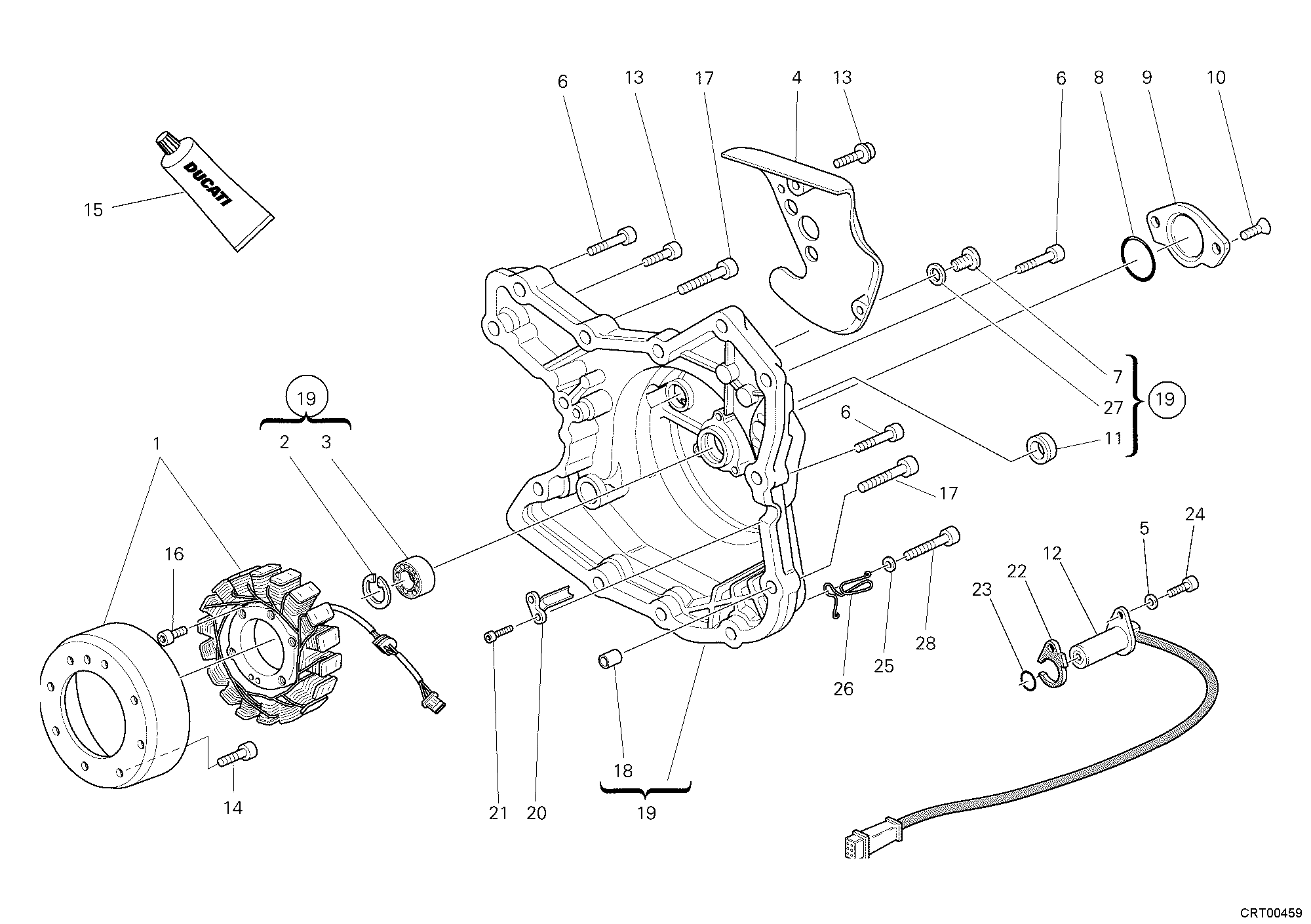 011 COUVERCLE GENERATEUR POUR SPORTCLASSIC GT1000 2008