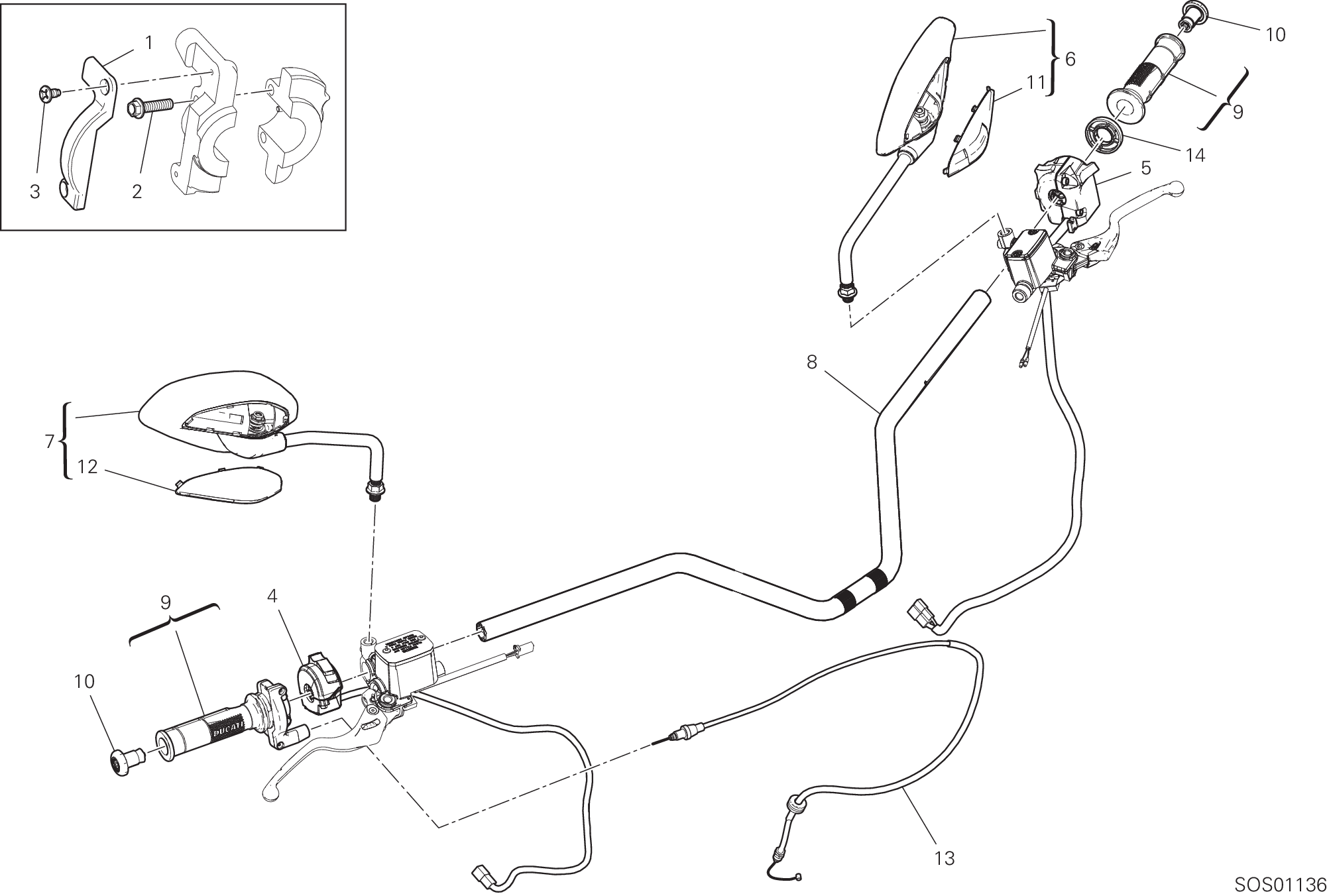 22A GUIDON POUR SCRAMBLER ICON 2022