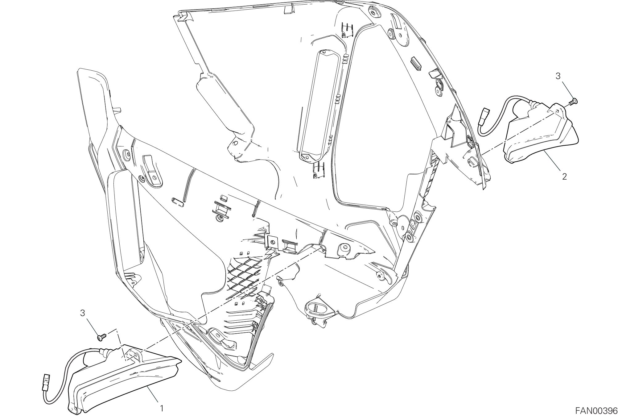 14C CLIGNOTANTS DE DIRECTION POUR MULTISTRADA V4 2021