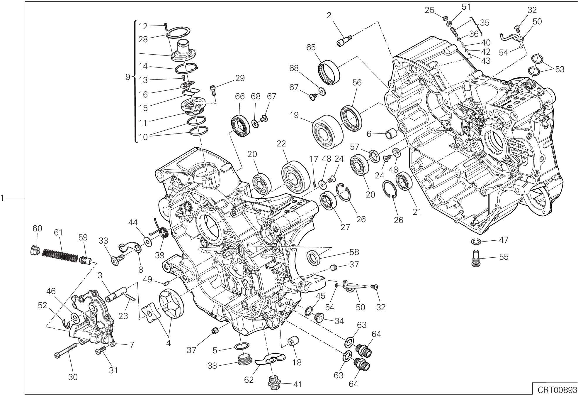 010 PAIRE DE DEMI CARTERS POUR SUPERSPORT 950 2023