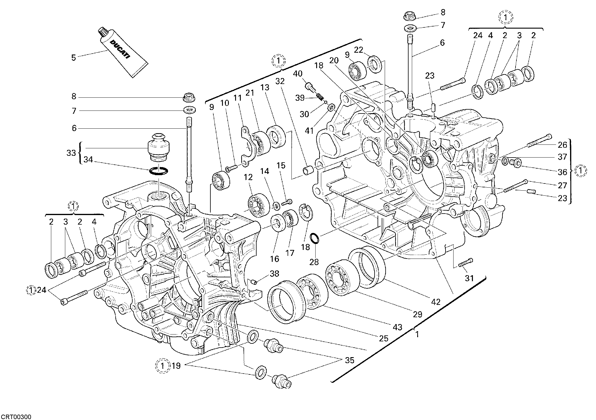 010 CARTER MOTEUR POUR SPORTCLASSIC SPORT 1000 SINGLE SEAT 2007