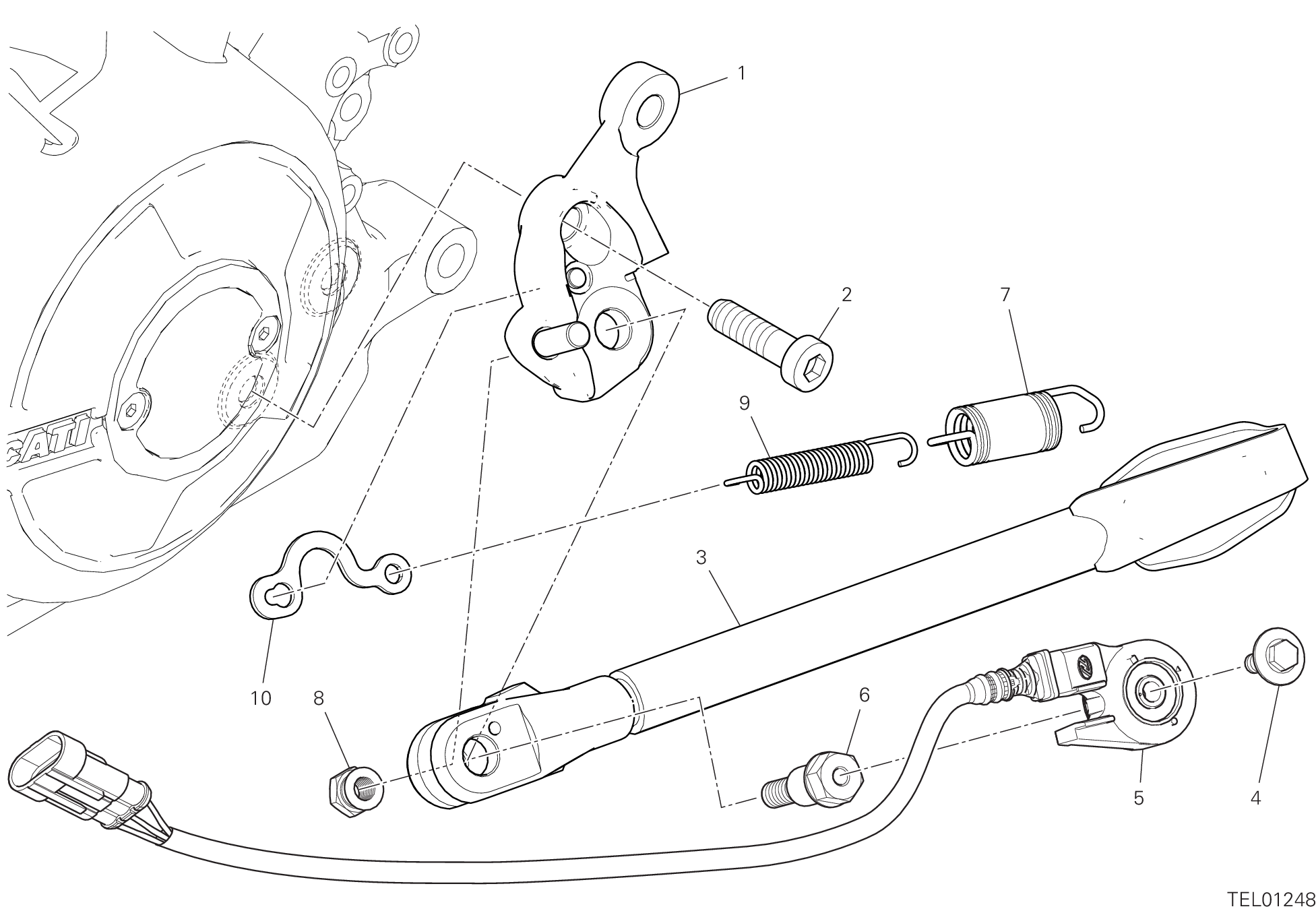 15A CAVALLETTO POUR DIAVEL 1260 2019