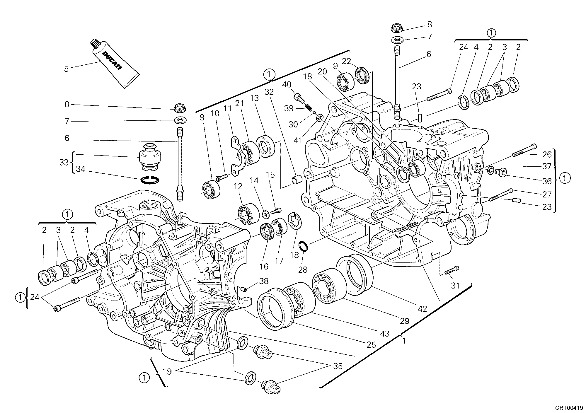 010 CARTER MOTEUR POUR SPORTCLASSIC SPORT 1000 2008
