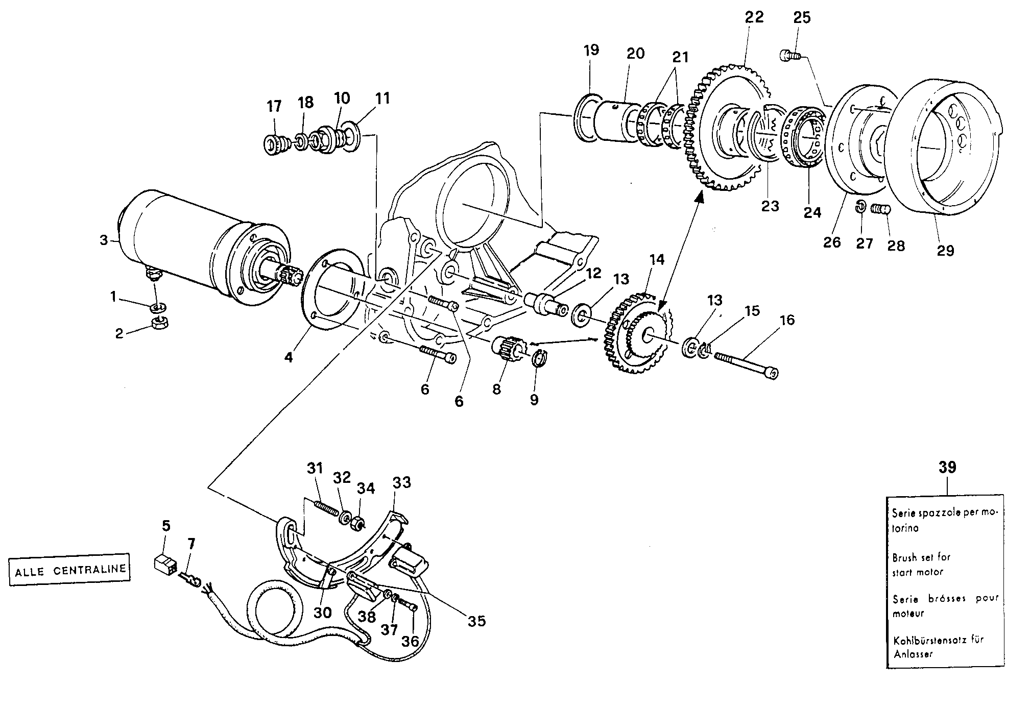 012 GENERATEUR MOTEUR DEMARRAGE POUR SUPERSPORT 400 SS 1993