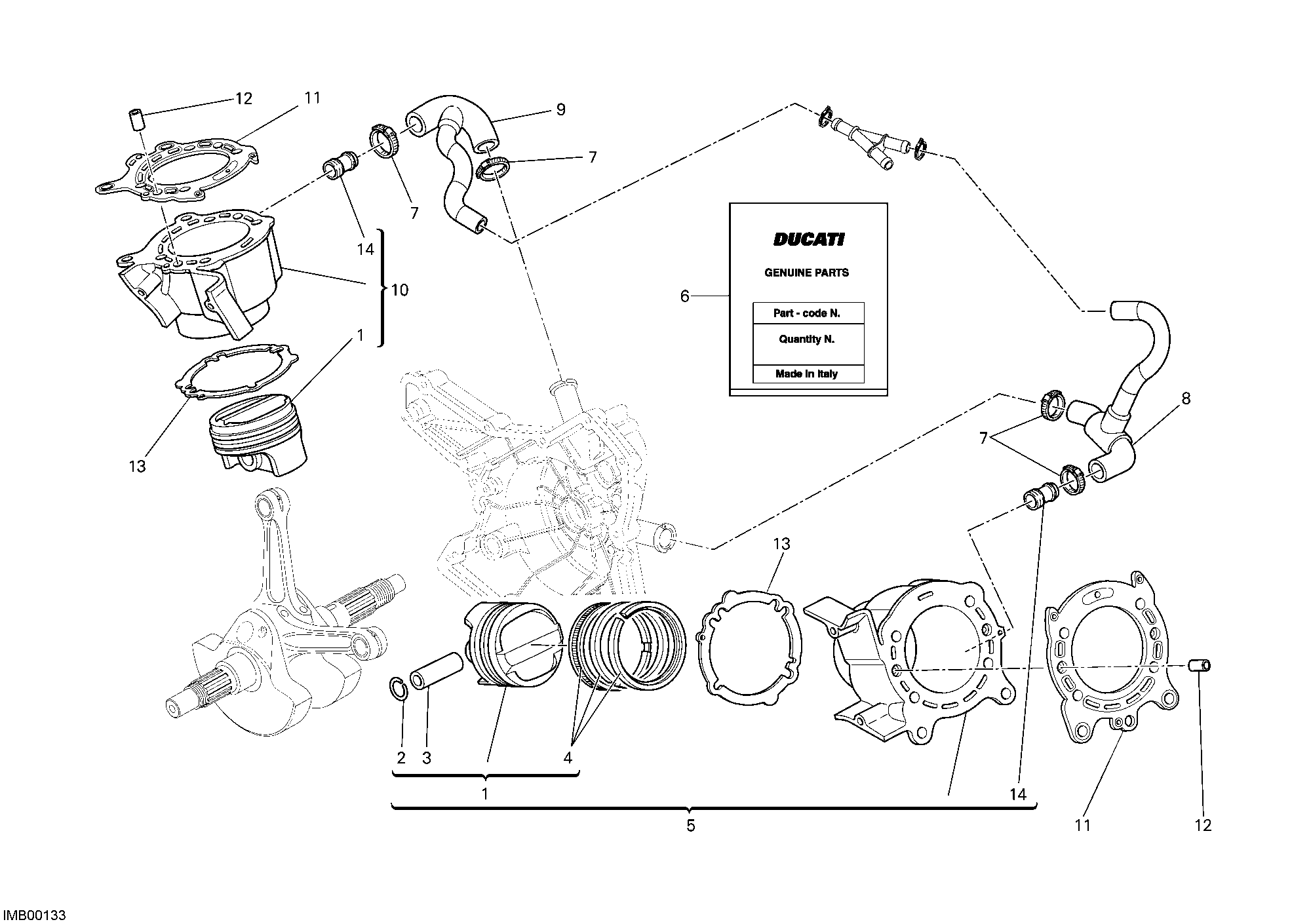 007 CYLINDRE PISTON POUR STREETFIGHTER S 2012
