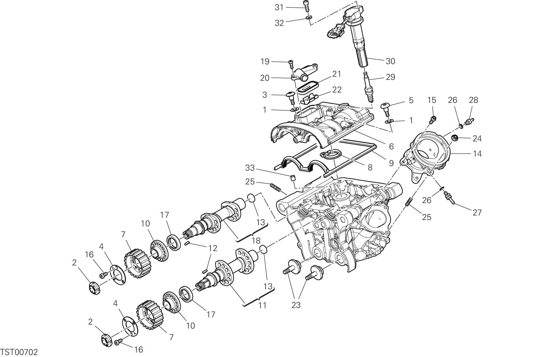 11A CULASSE VERTICALE DISTRIBUTION POUR DESERT X 2023