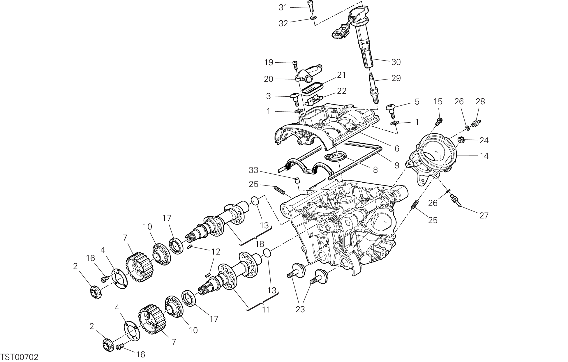 11A CULASSE VERTICALE DISTRIBUTION POUR MONSTER 2021
