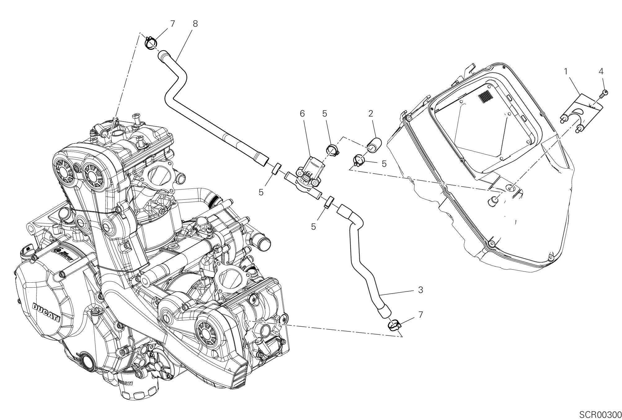 19A SYSTEME AIR SECONDAIRE POUR MULTISTRADA V2 2022