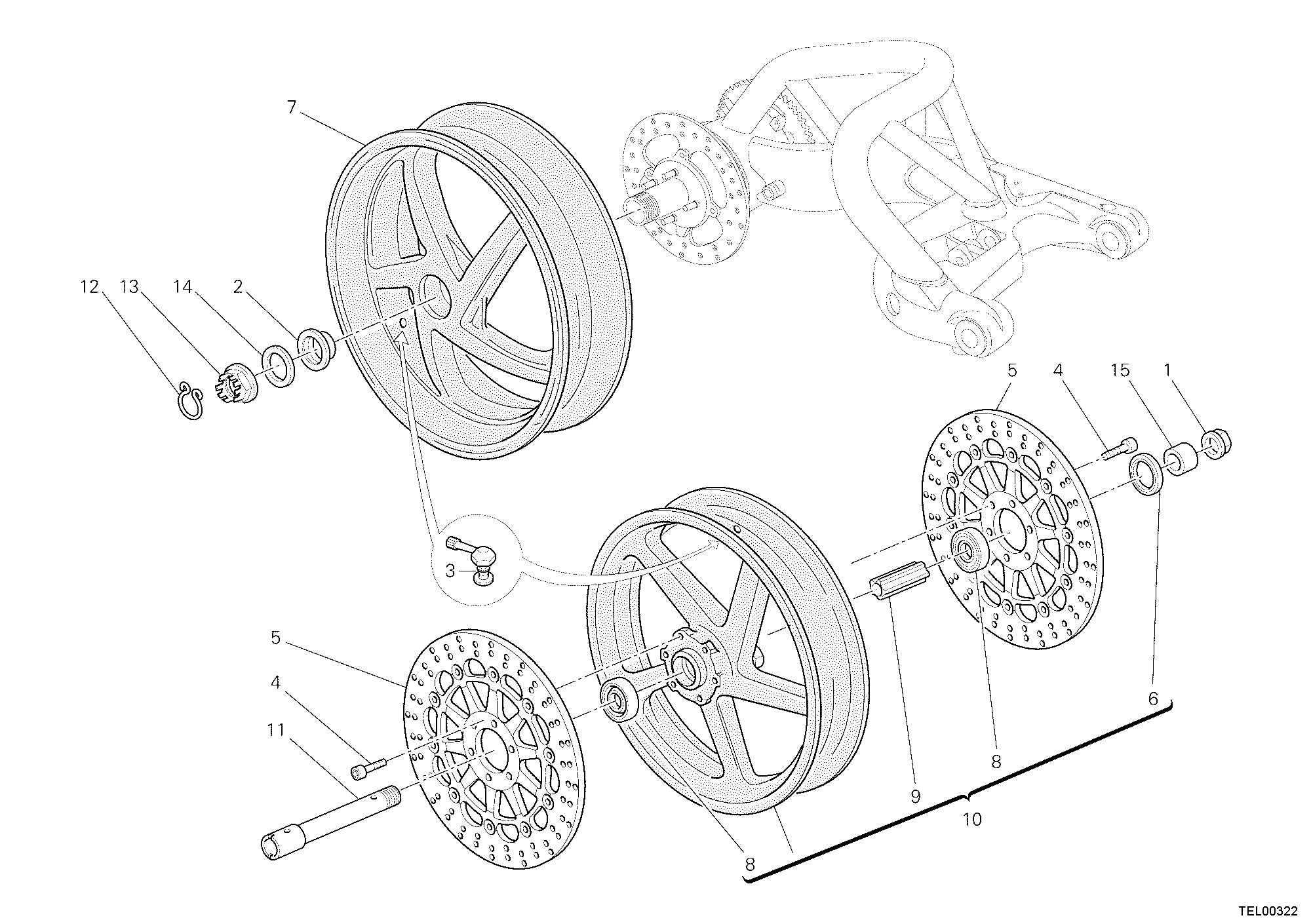 034 ROUES POUR MONSTER S2R 1000 2006
