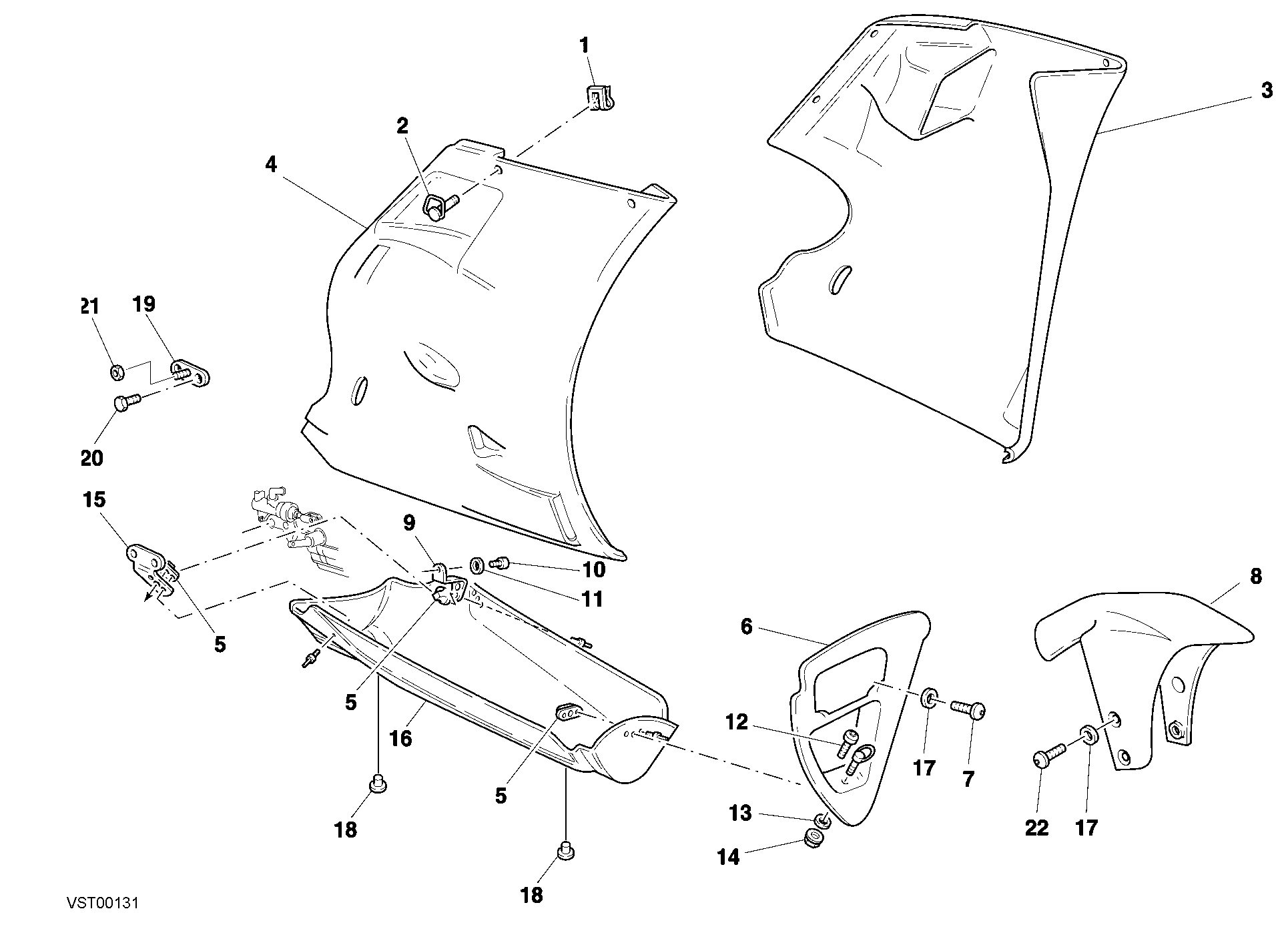 36A HABILLAGE POUR SUPERBIKE 748 RS 2001