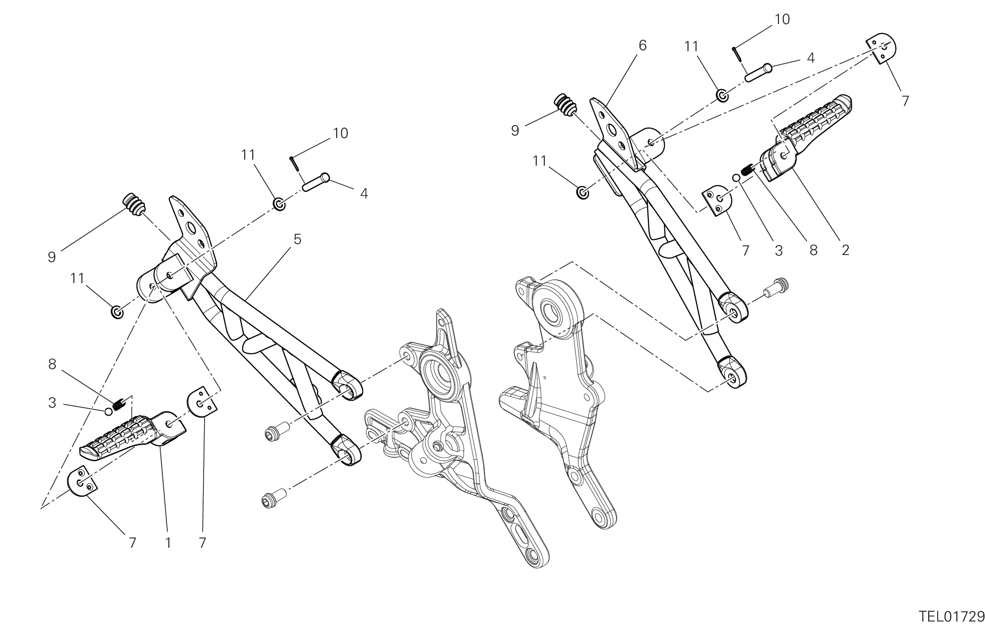 37A ACCESSOIRES POUR HYPERMOTARD 698 MONO 2024