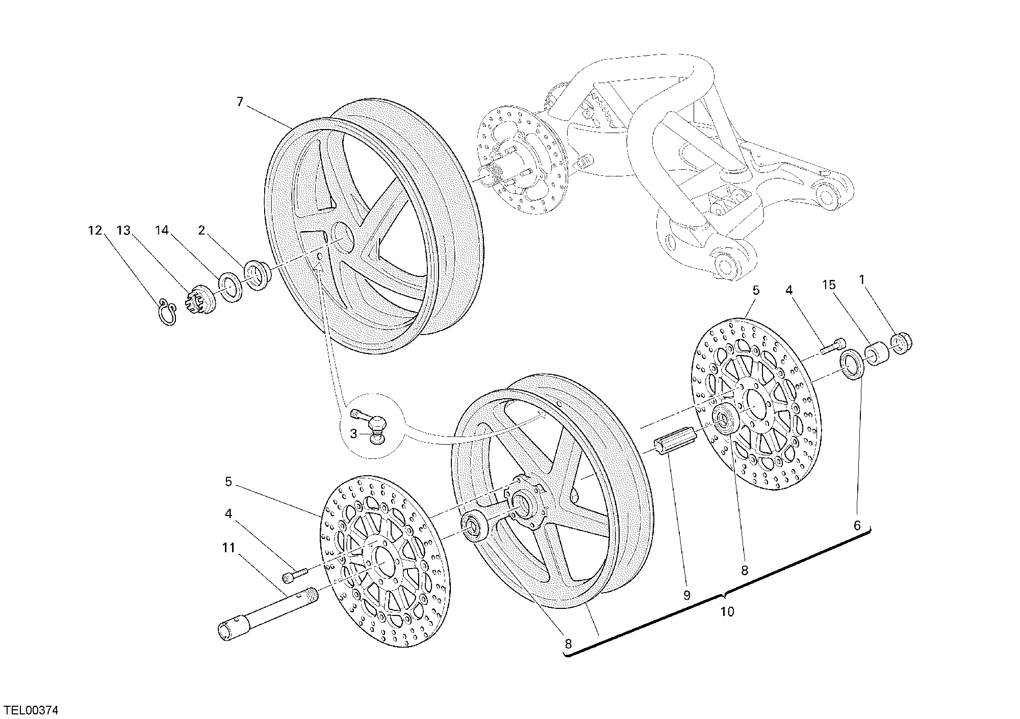 034 ROUES POUR MONSTER S2R 1000 2007