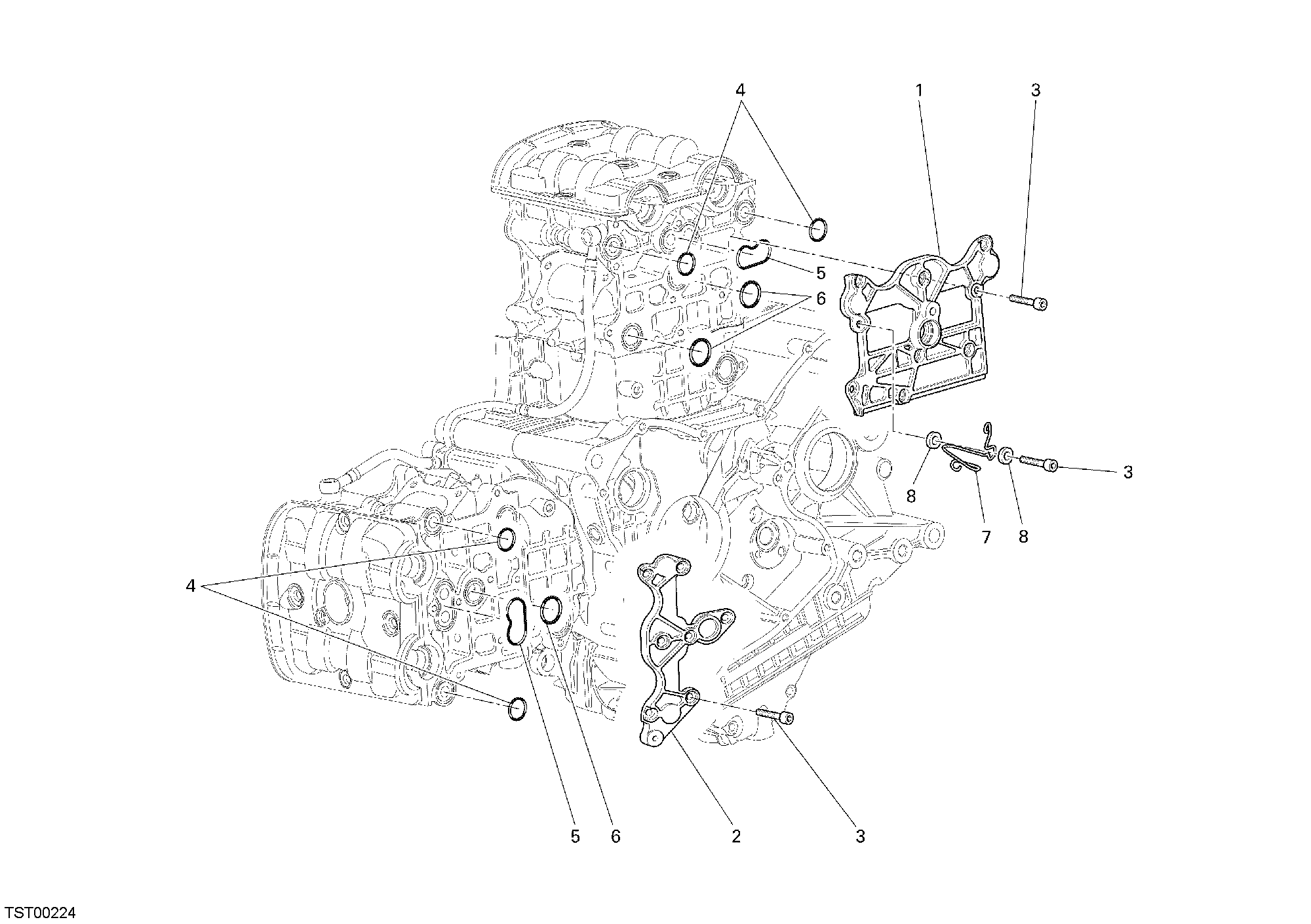 14A COUVECLES CULASSE POUR MONSTER S4R 2007