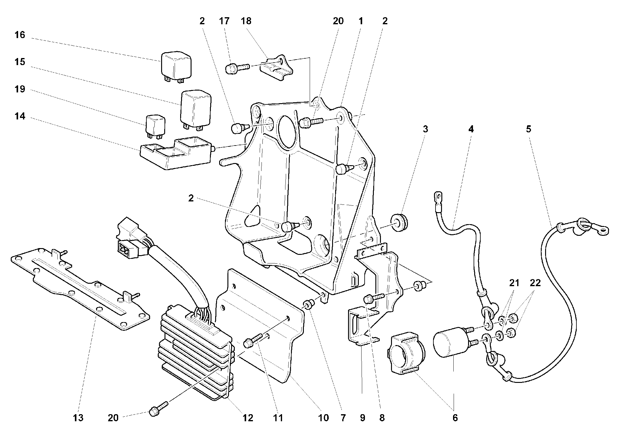 17A DISOISITIF ELECTRIQUES POUR SUPERBIKE 996 SPS II 1999