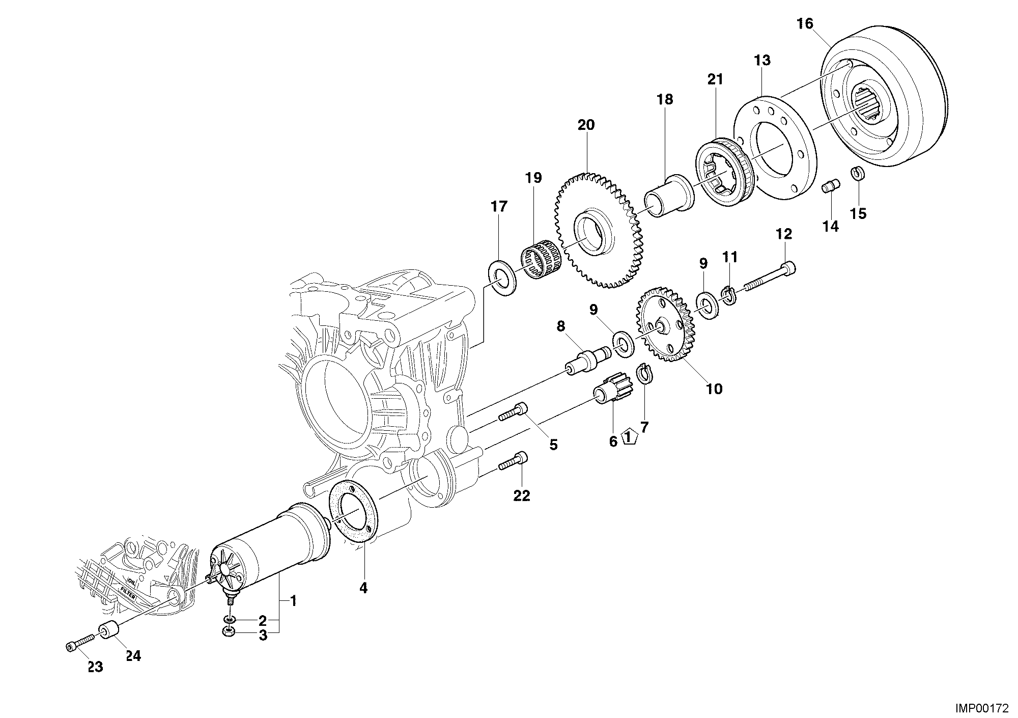 012 DEMARREUR ELECTRIQUE POUR MULTISTRADA 1000 2005