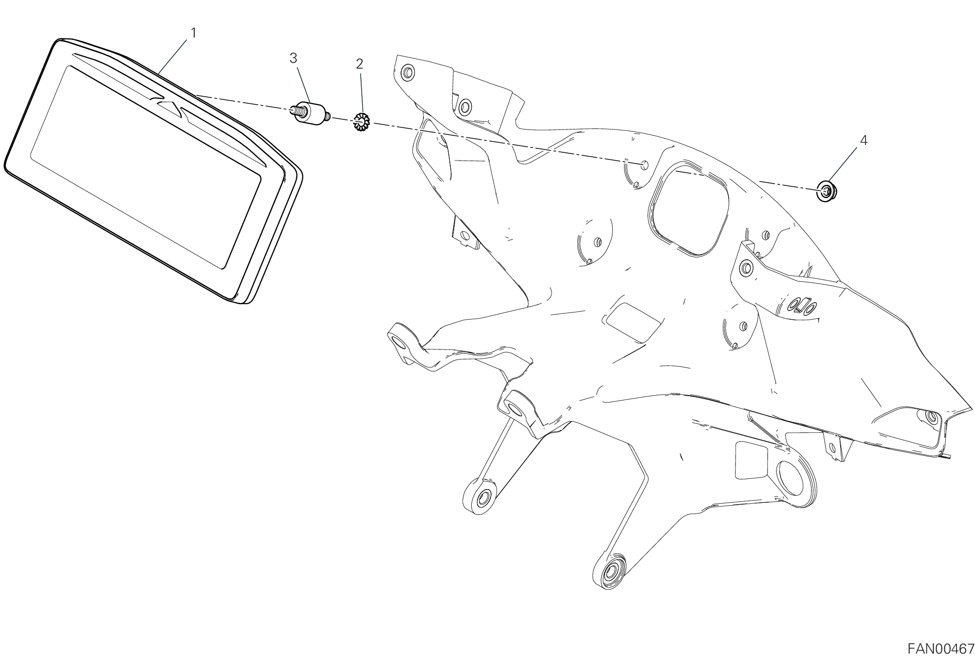 15A TABLEAU DE BORD POUR SUPERBIKE PANIGALE V4 2025