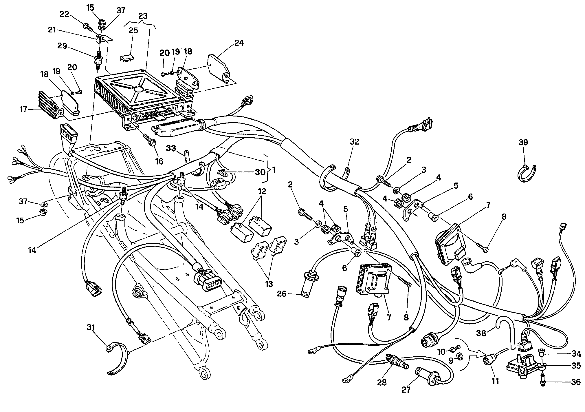 118 CENTRALE CONTRLE MOTEUR SP POUR SUPERBIKE 916 1994