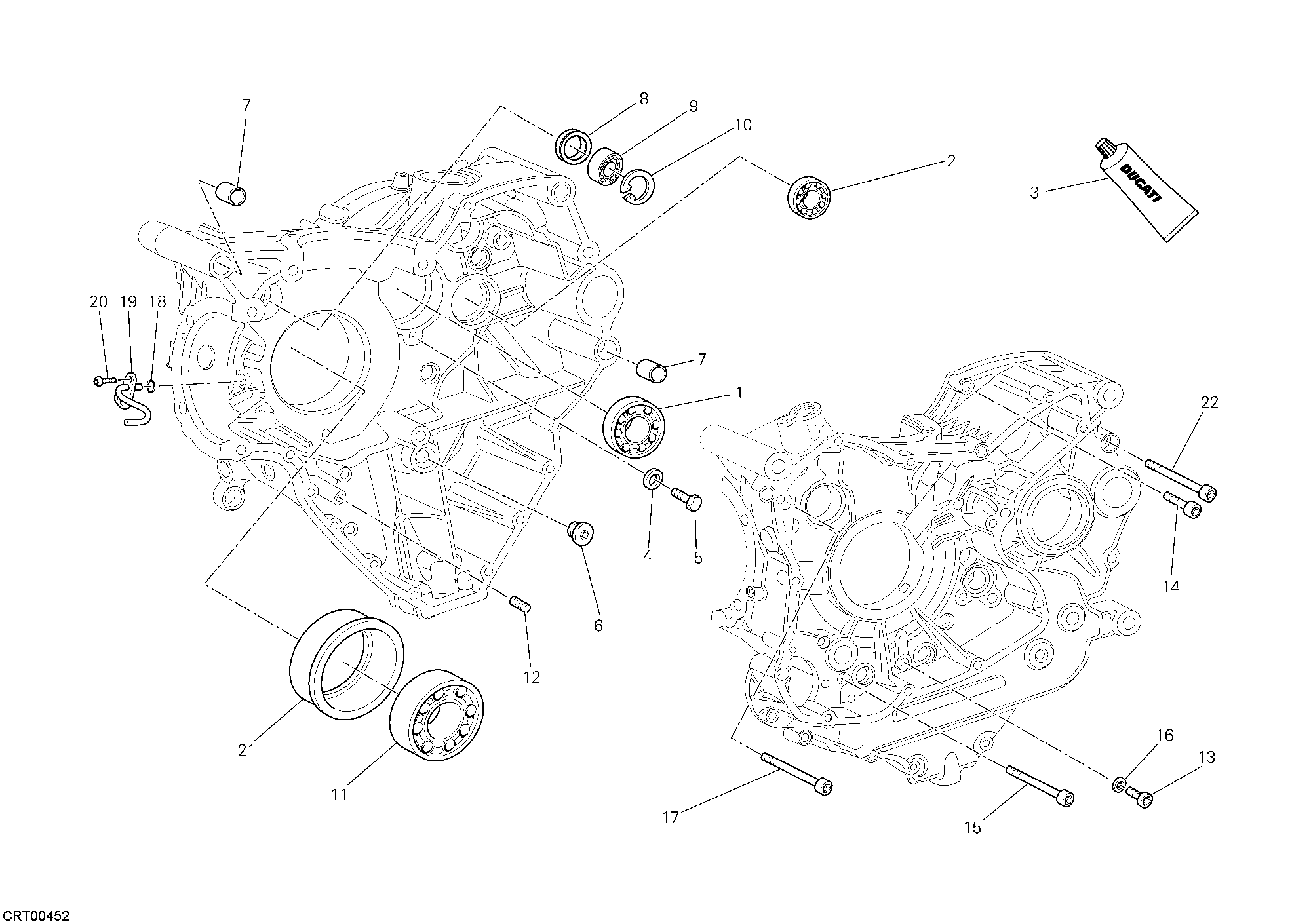 10A ROULEMENTS CARTER MOTEUR POUR STREETFIGHTER 2010