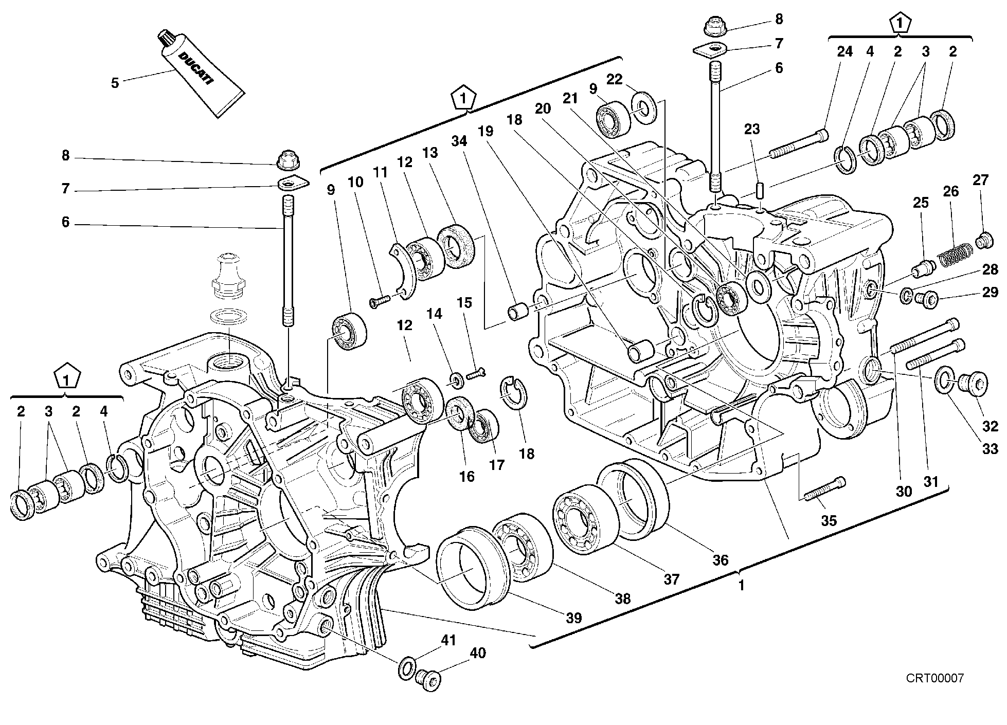010 CARTER MOTEUR POUR SPORT TOURING ST2 1999