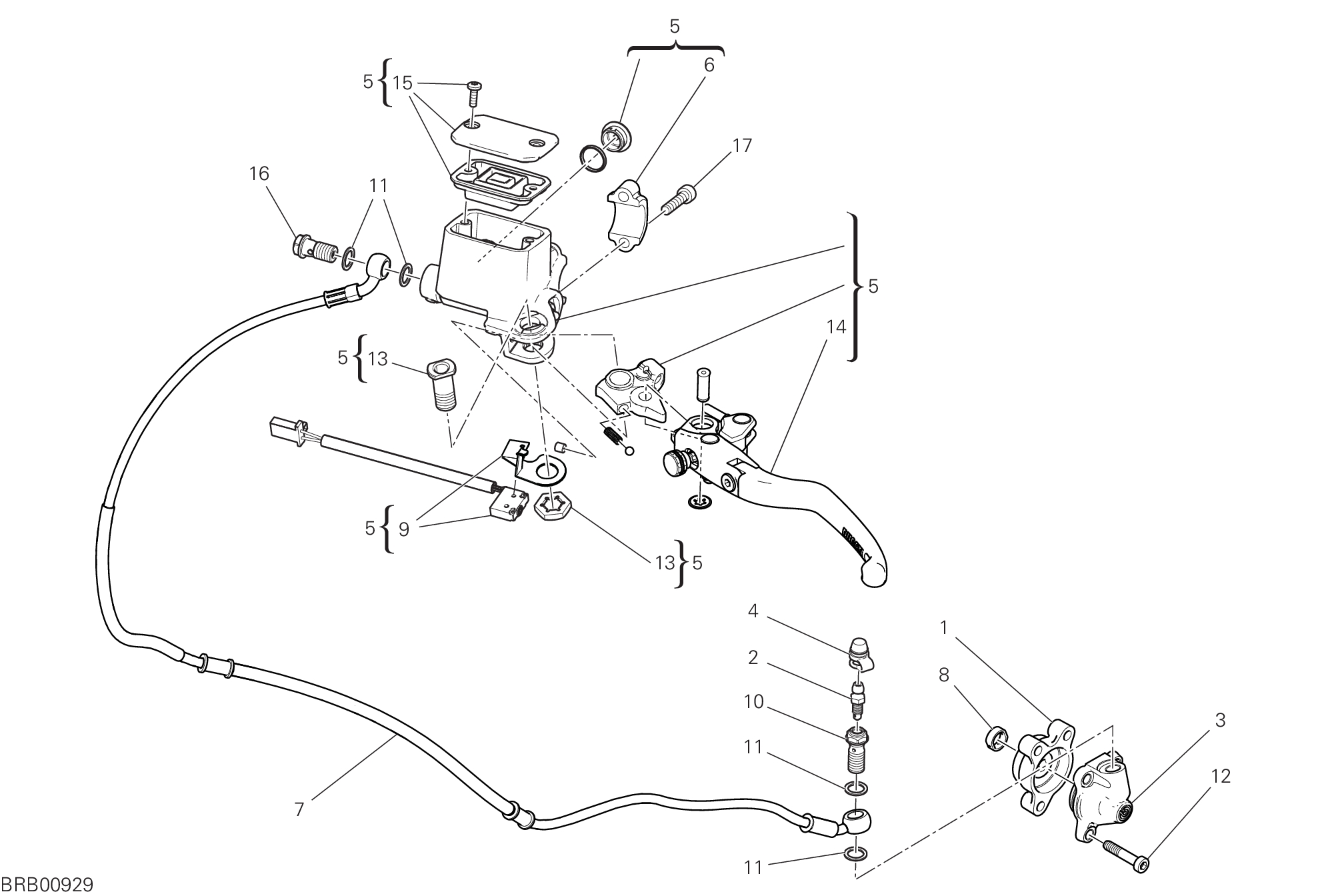 22B COMANDO FRIZIONE POUR SCRAMBLER 10 ANNIVERSARIO RIZOMA EDITION 2025