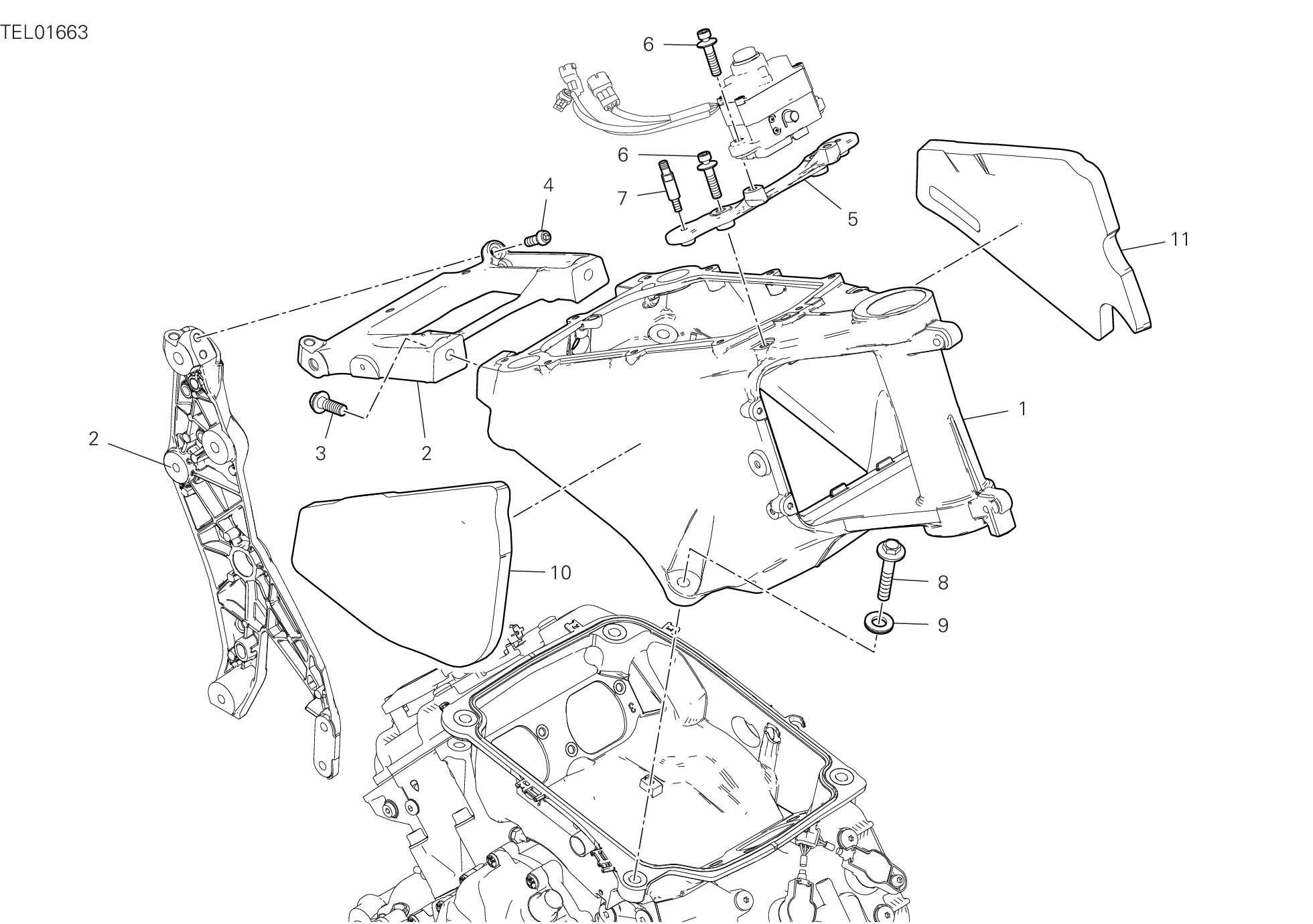 33B CADRE POUR MULTISTRADA V4 RALLY RADAR 2023