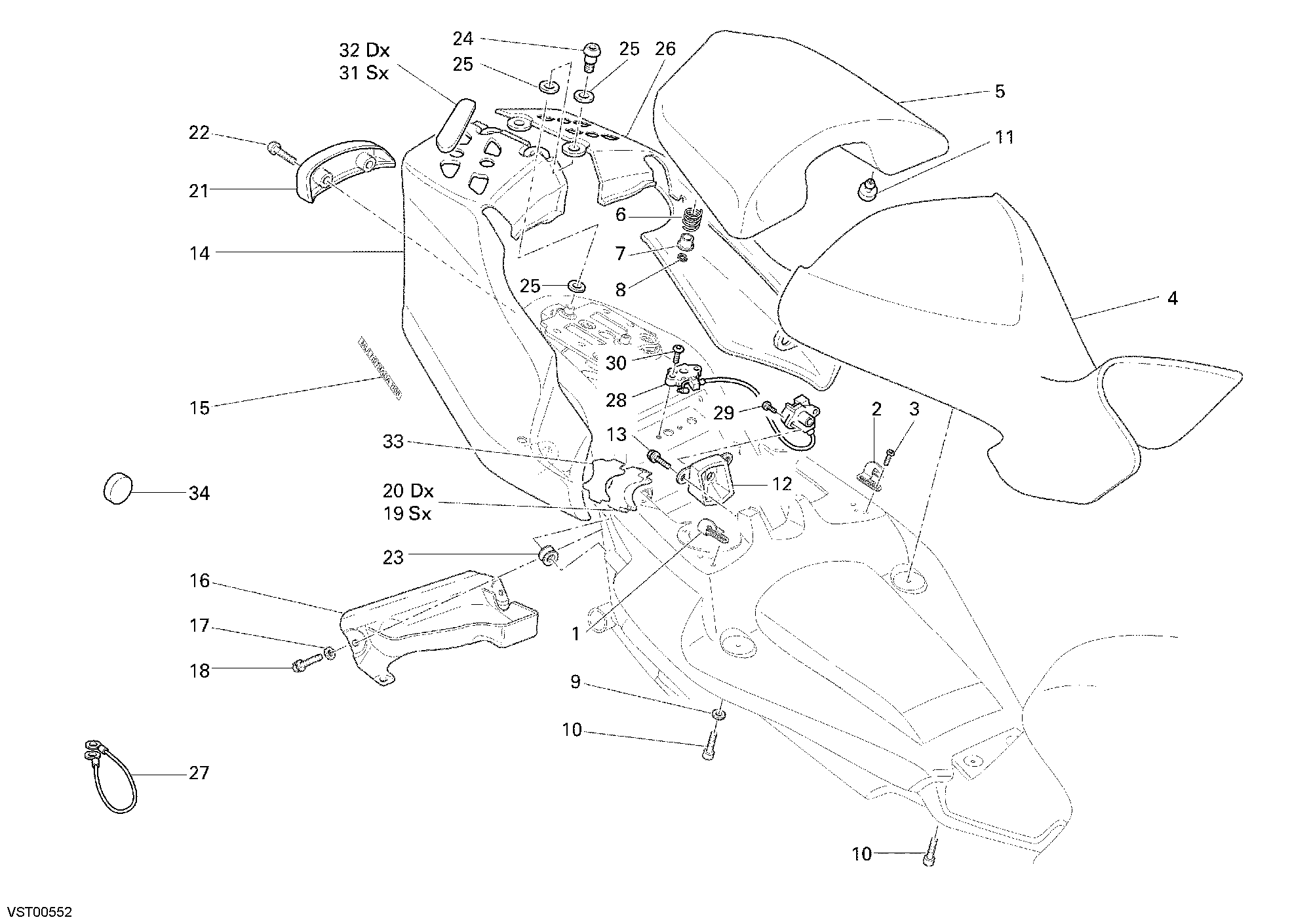 038 SELLE POUR MULTISTRADA 1100 2007