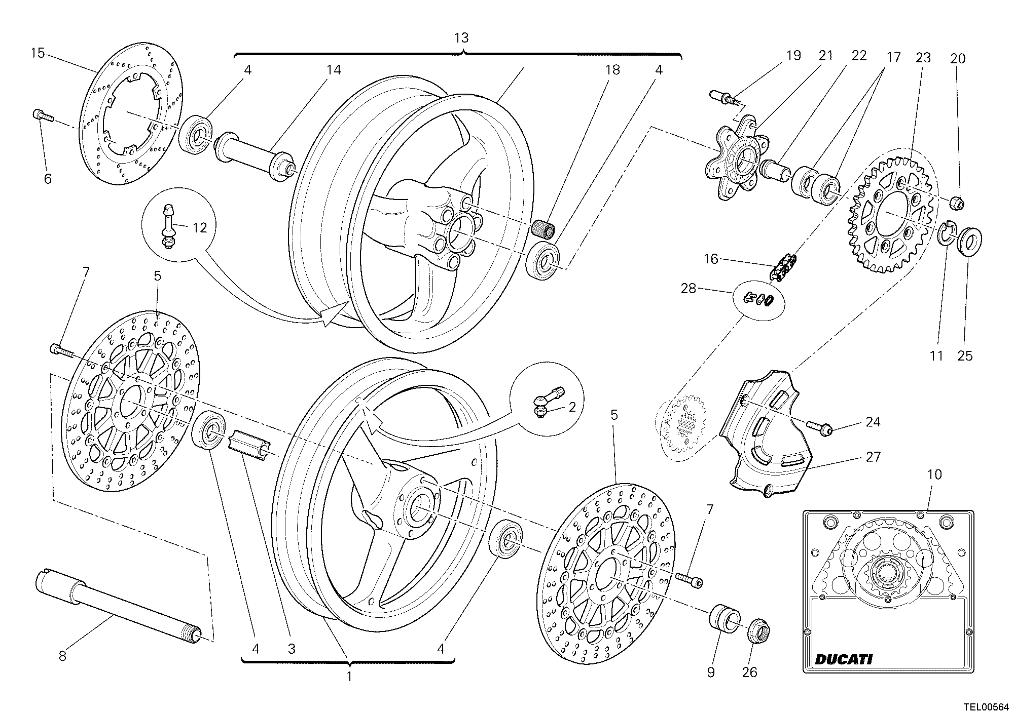 025 ROUES POUR MONSTER 696 2010