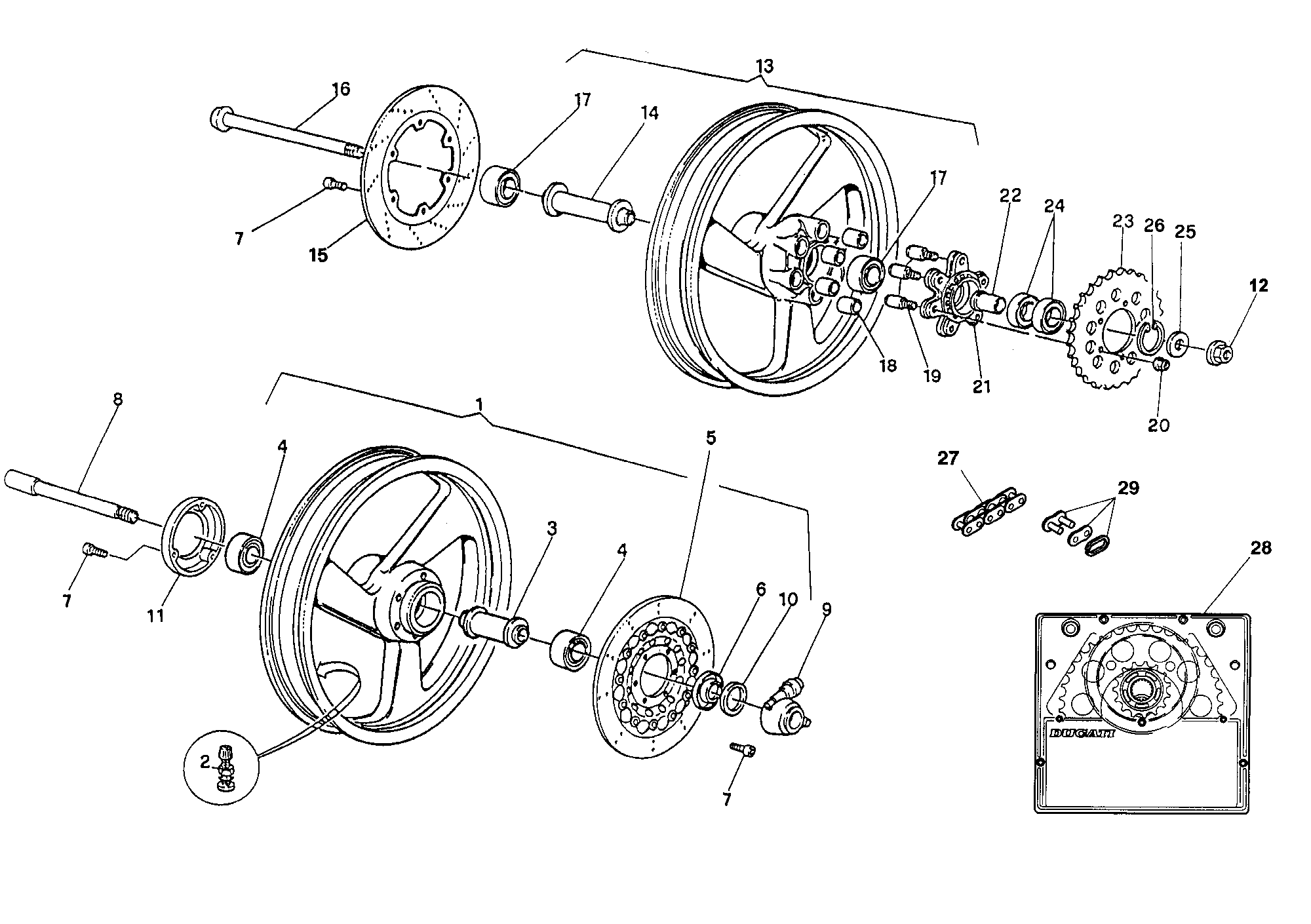 123 ROUES FM 006531 POUR MONSTER 600 1993