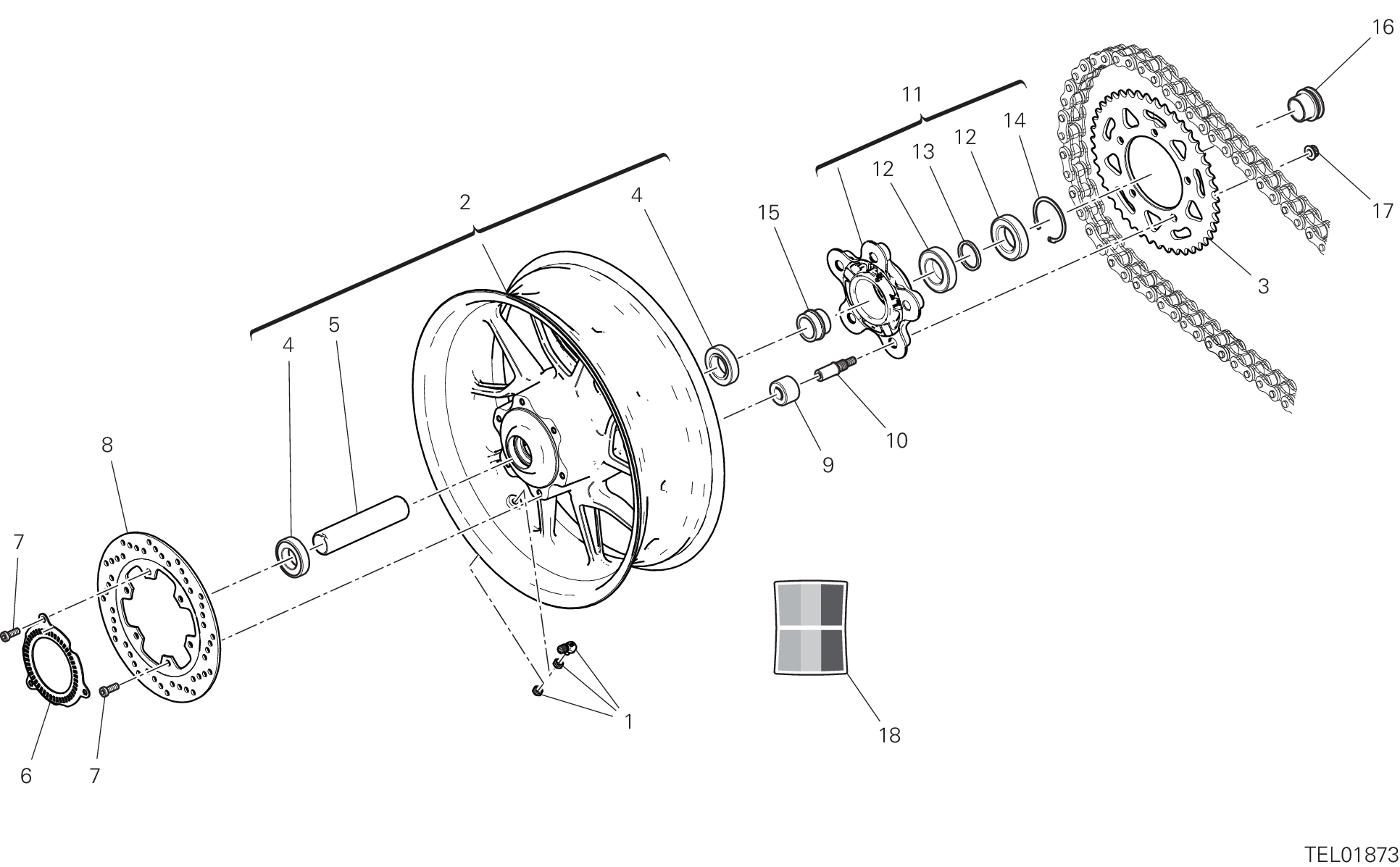 28A ROUE ARRIERE POUR MONSTER SENNA 2025