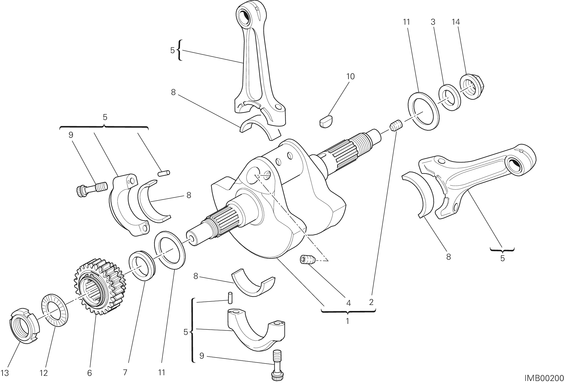 006 VILEBREQUIN POUR DIAVEL STRADA 2014