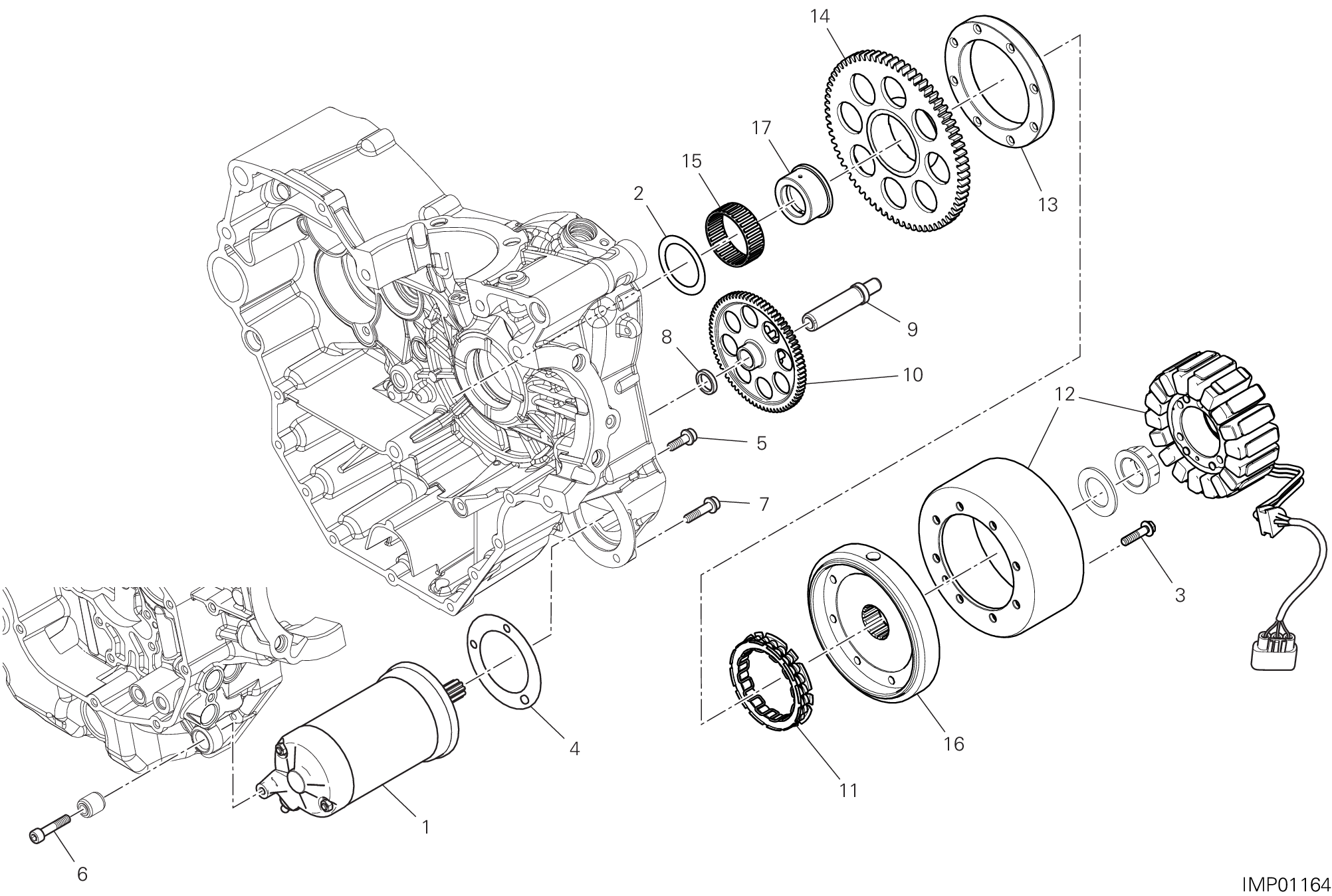 10A DEMARRAGE ELECTRIQUE POUR HYPERMOTARD 950 2019