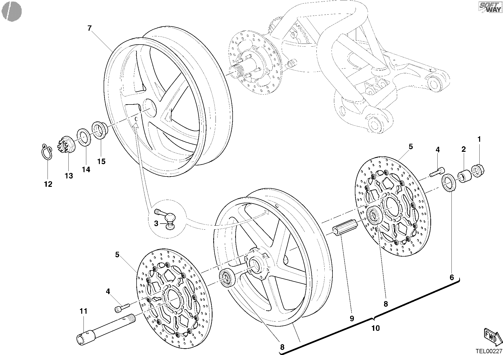 034 ROUES POUR MONSTER S4R 2004
