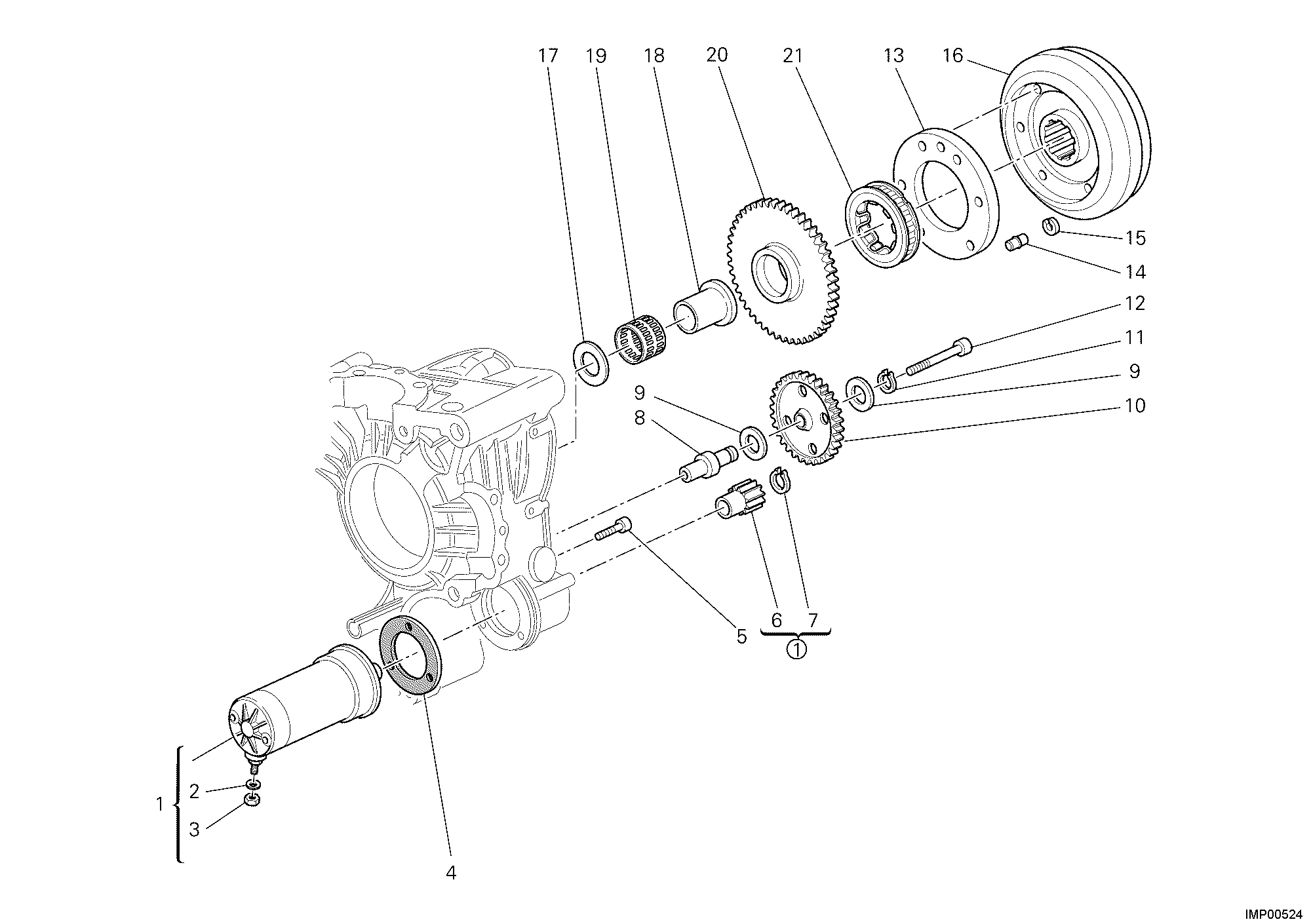 012 DEMARREUR ELECTRIQUE POUR MONSTER 400 2008