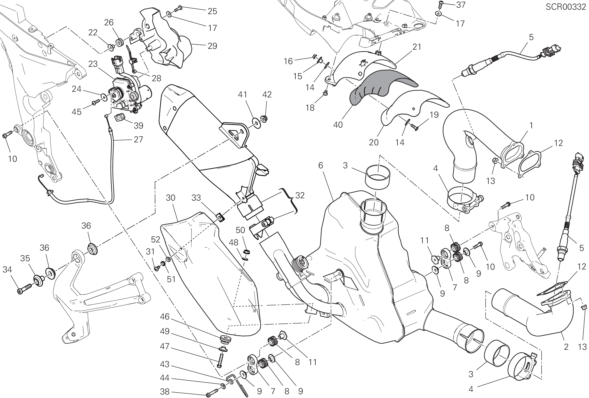 019 ECHAPPEMENT POUR MULTISTRADA 950 S SW 2021