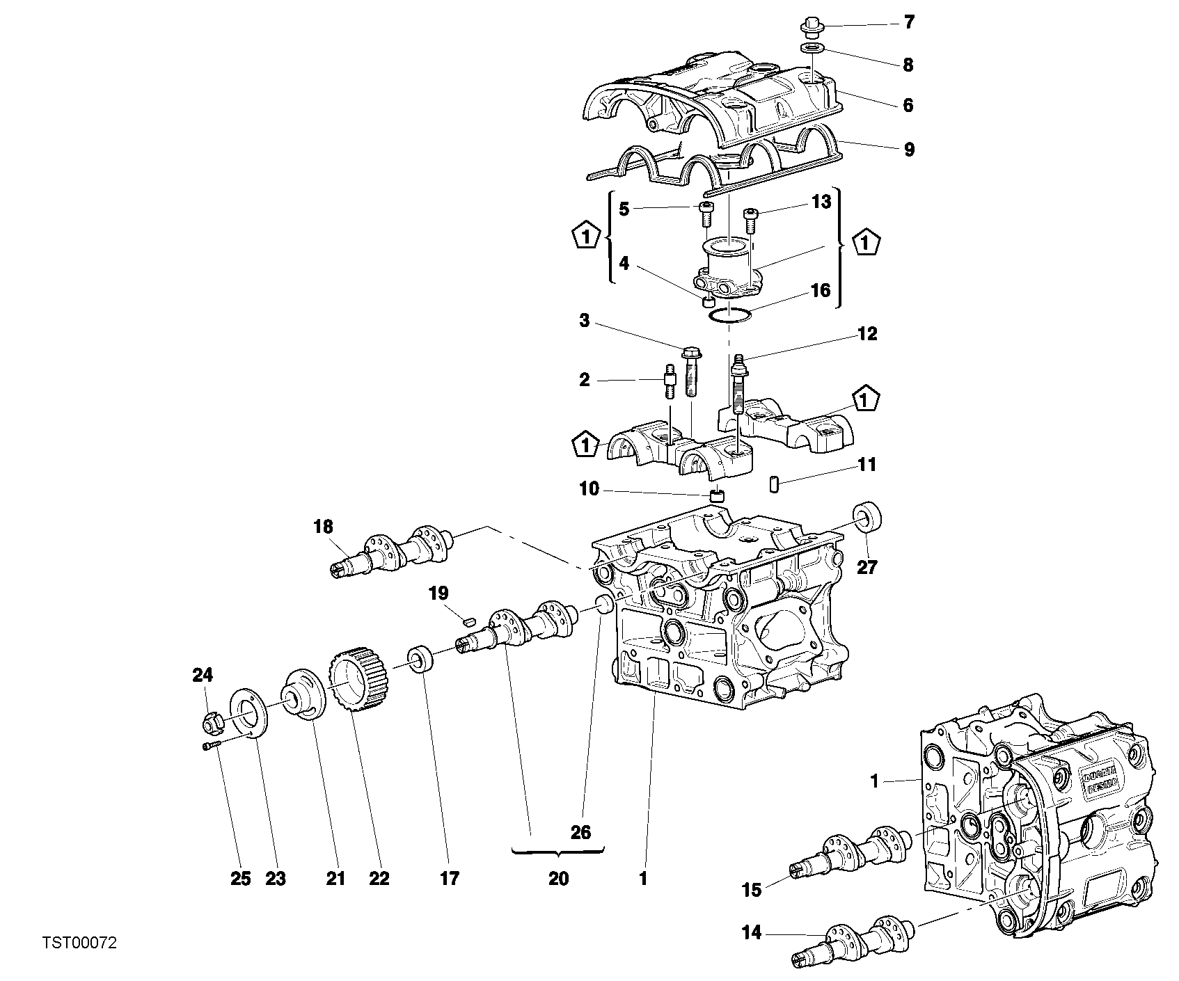 015 CULASSE POUR SUPERBIKE 996 R 2001