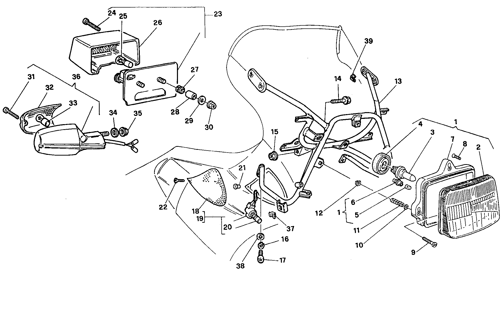 021 FEU AVANT POUR SUPERBIKE 888 SP5 1993