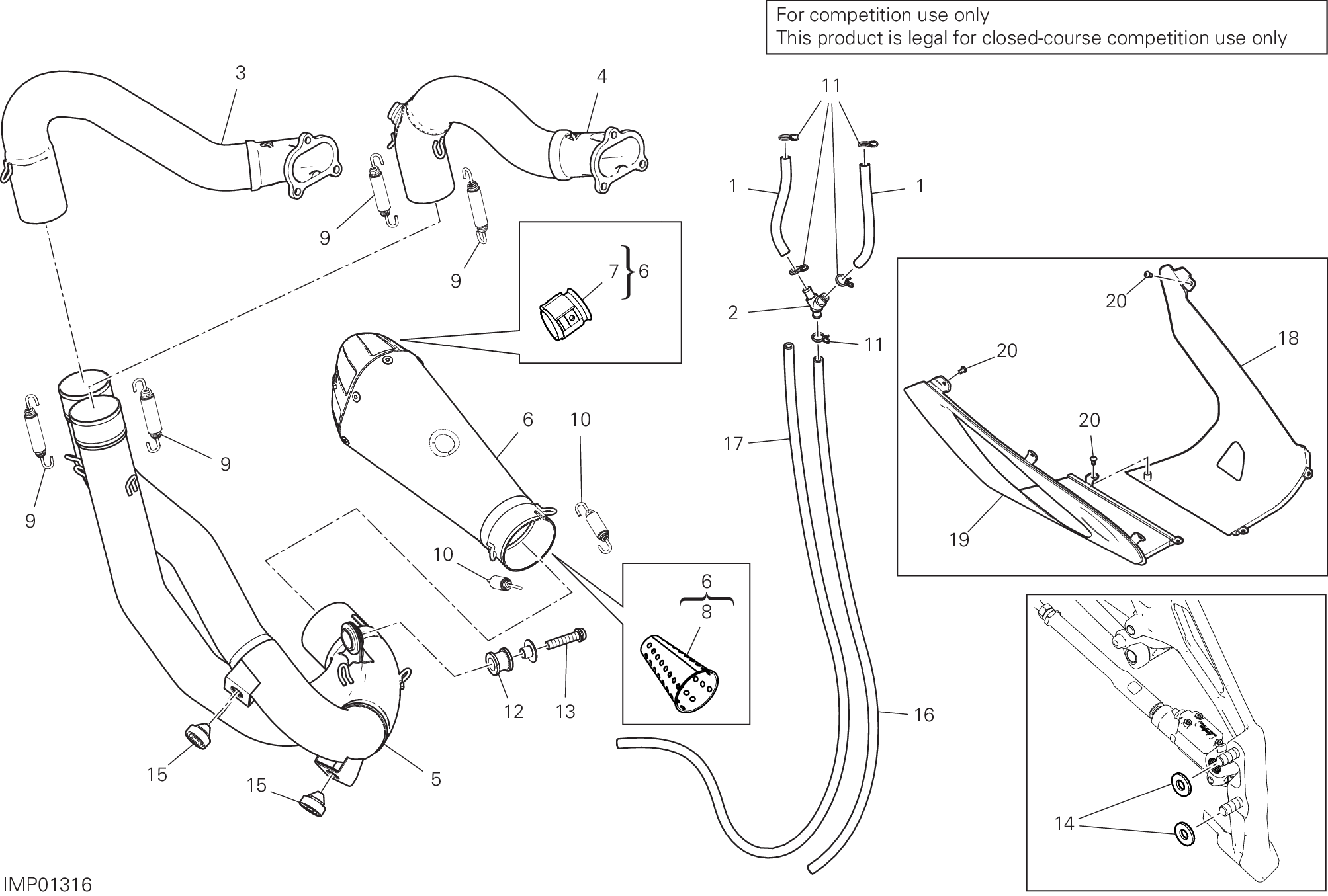 39D ACCESSOIRES POUR SUPERBIKE SUPERLEGGERA V4 2020