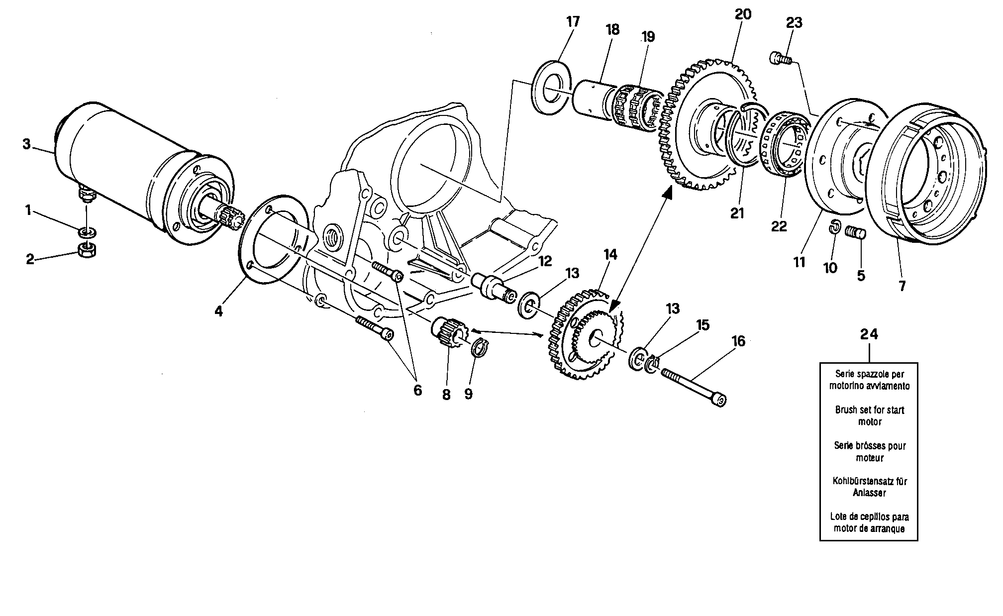 012 GENERATEUR MOTEUR DEMARRAGE POUR SUPERBIKE 916 SPS 1997