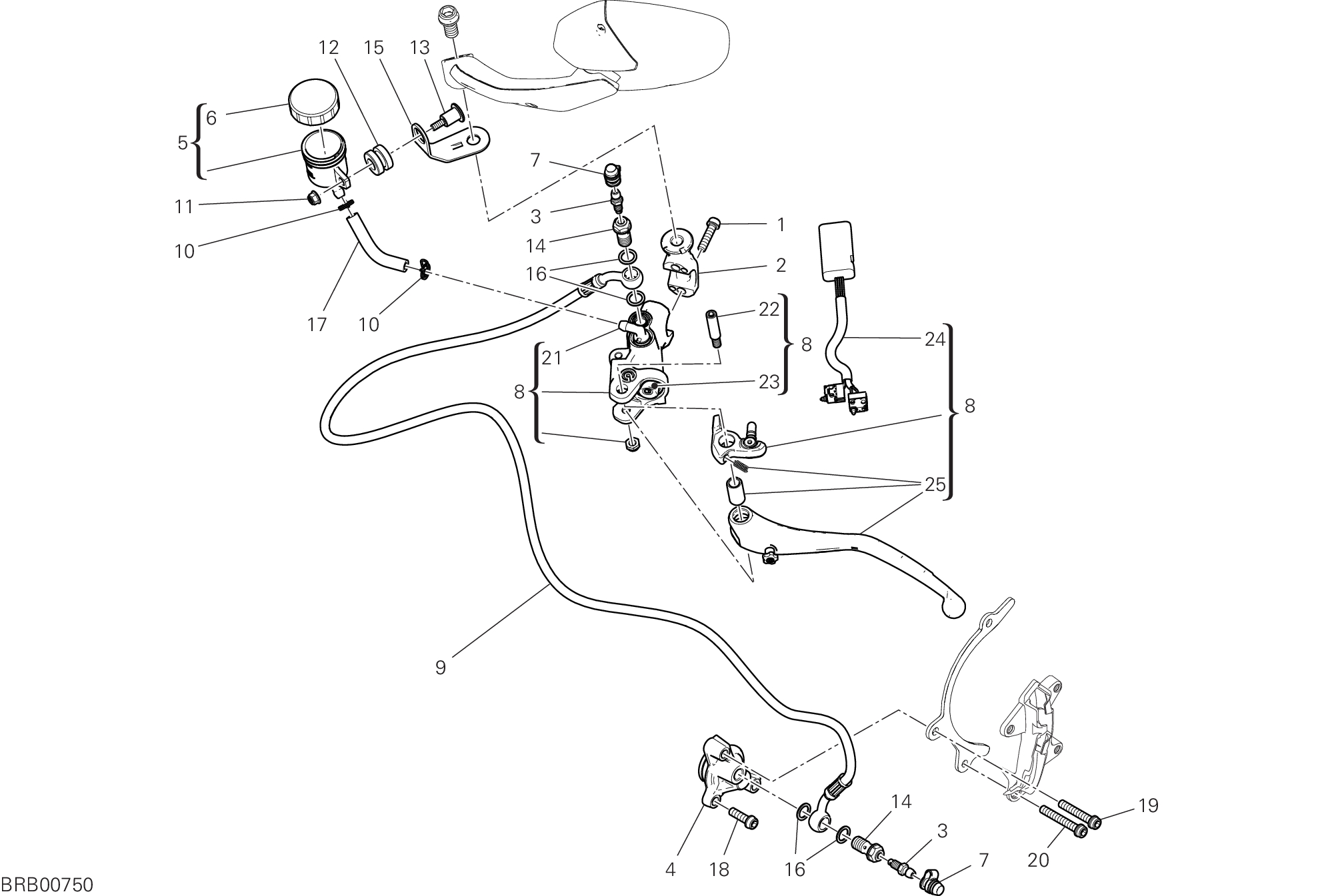 22B POMPE EMBRAYAGE POUR MULTISTRADA V4 2021