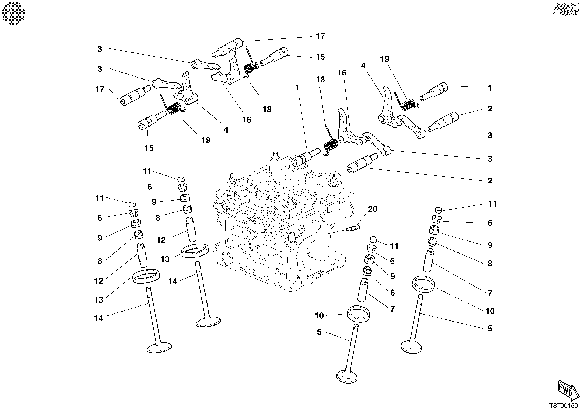 013 SOUPAPE POUR SUPERBIKE 749 S 2006