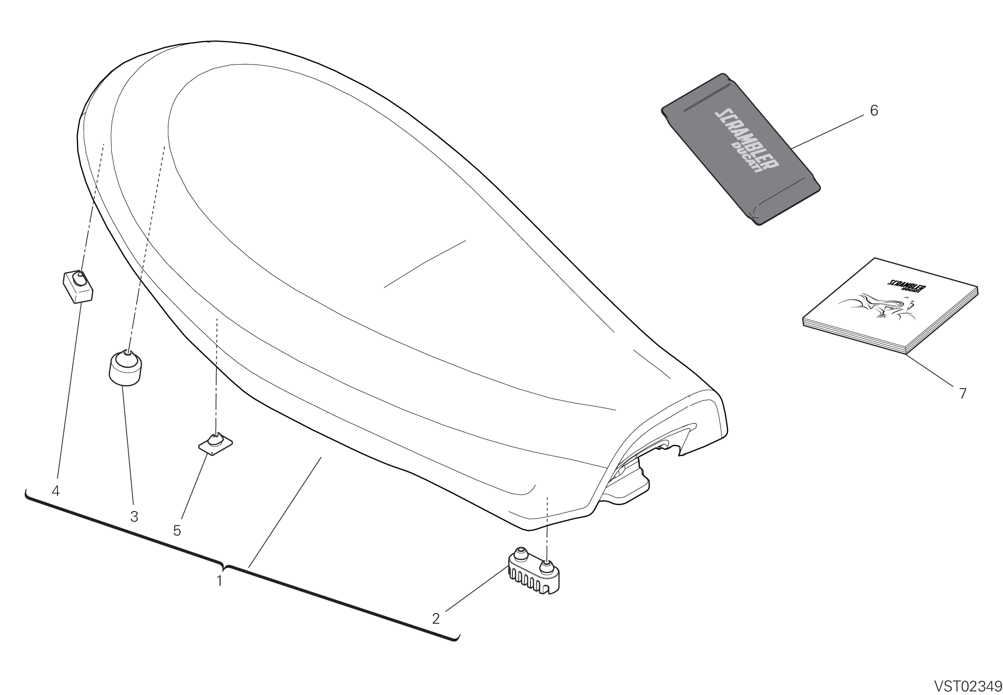 32A SELLE POUR SCRAMBLER NIGHTSHIFT 2022